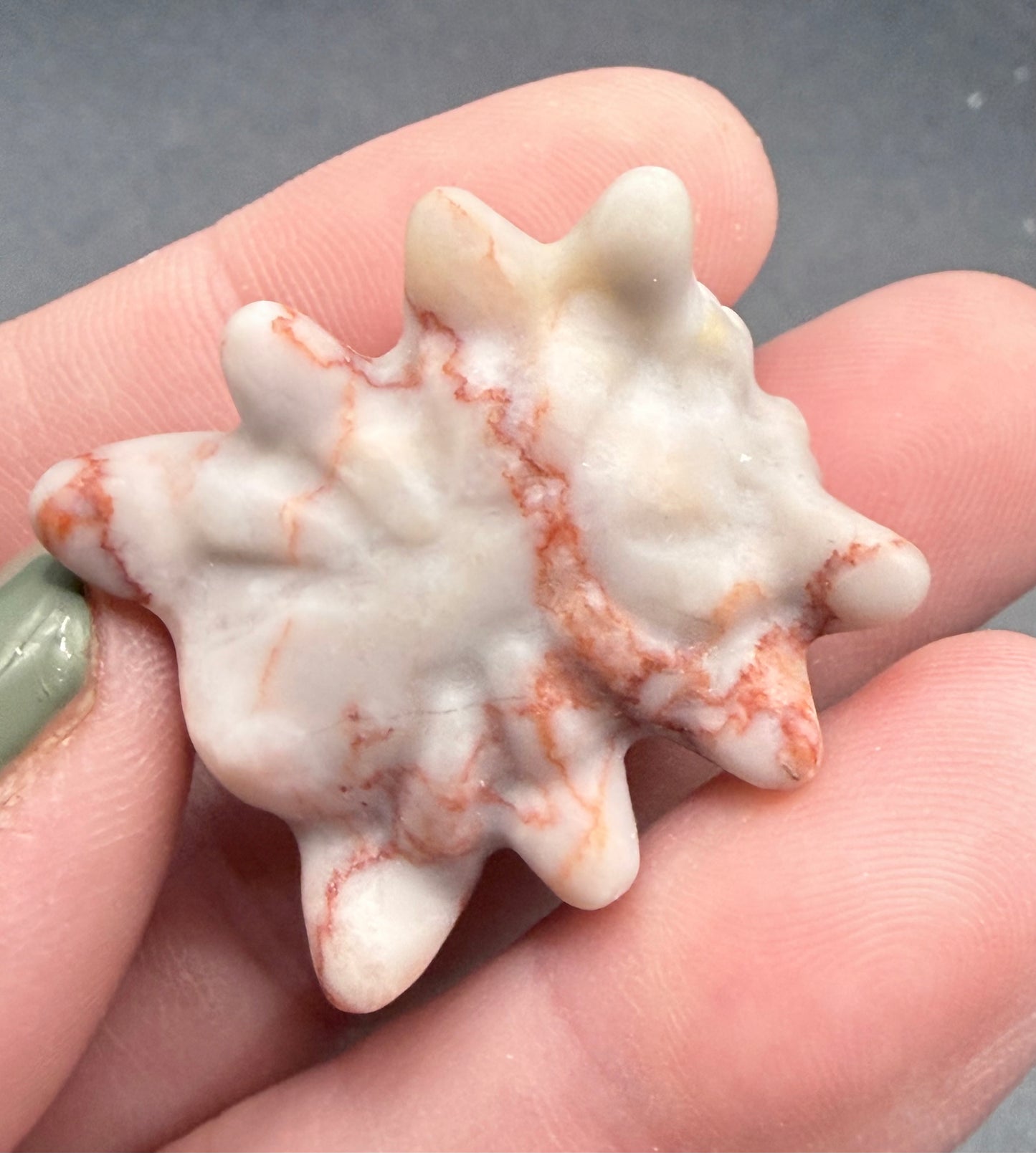 Spiderweb Jasper Spider Carving â 2.7cm