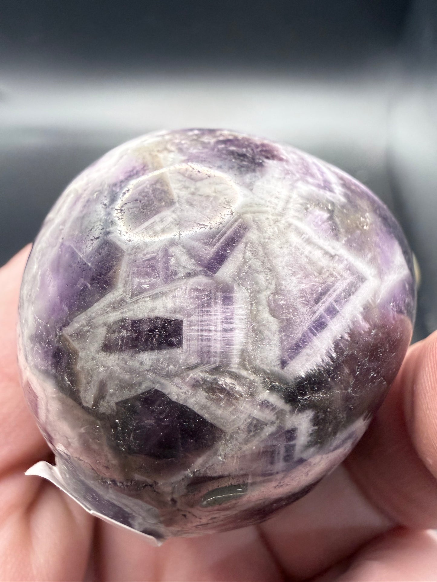 Dream Amethyst Skull Carving – 130g | 5.6 × 4.2cm