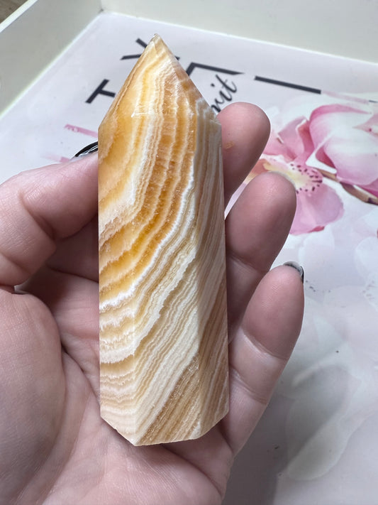 Orange Calcite Point
