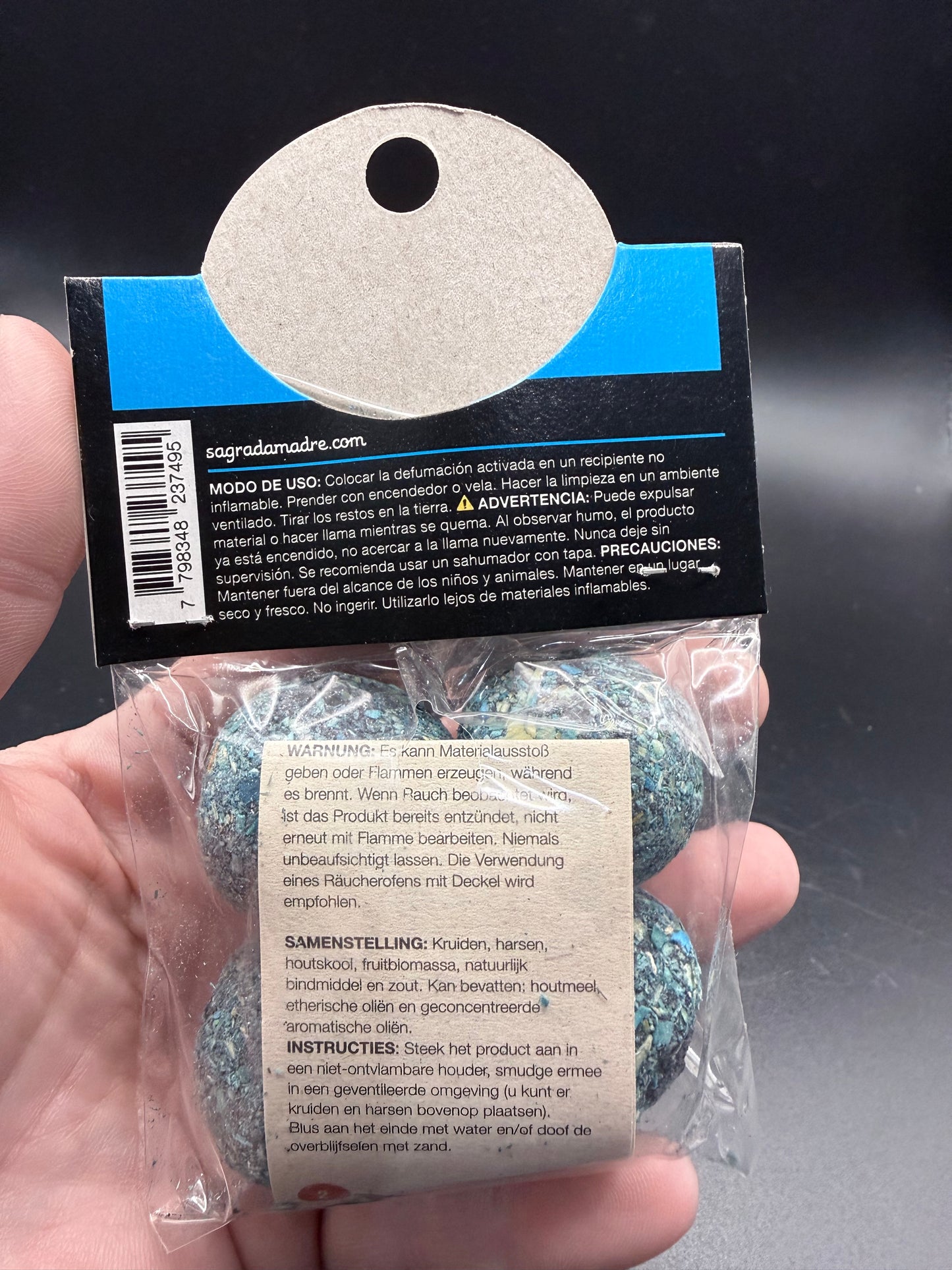 Manifest Ritual Smudge Bombs 4pcs Sagrada Madre
