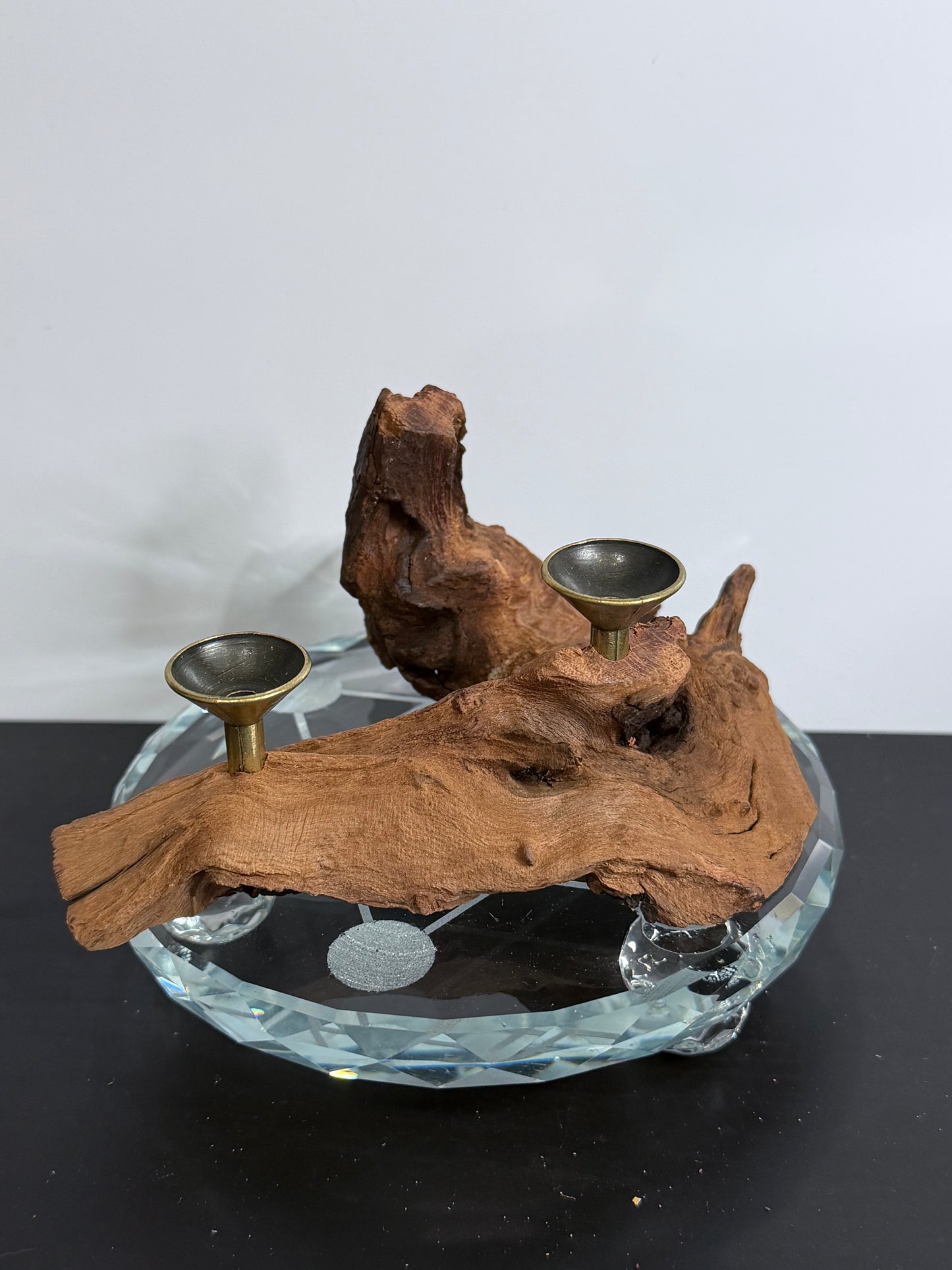 Natural Driftwood Double Sphere Stand
(Spheres not included)