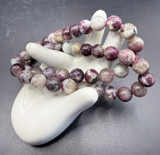 Pink Tourmaline (Rubellite) Bracelet 8MM