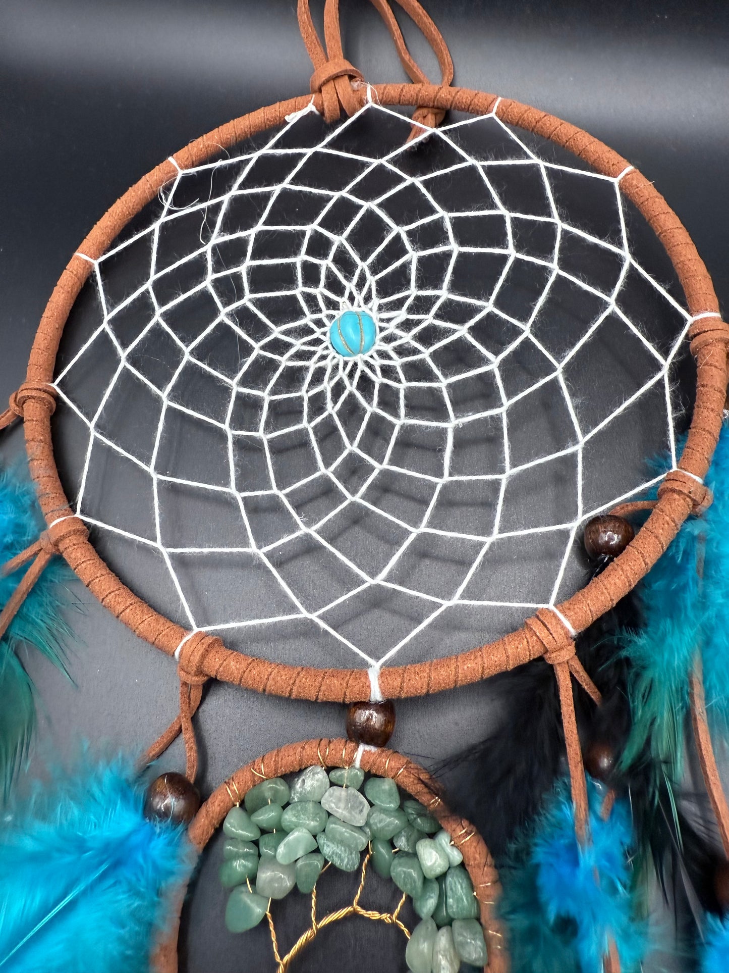 Crystal Dreamcatcher with Aventurine Tree of Life โ 50cm