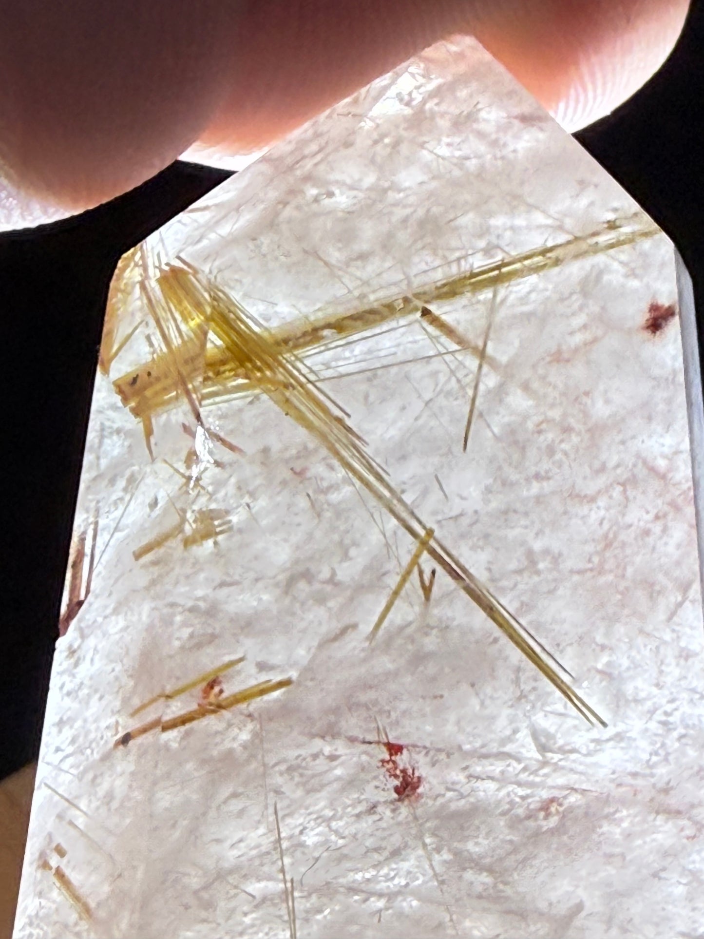 Rutilated Quartz Tower