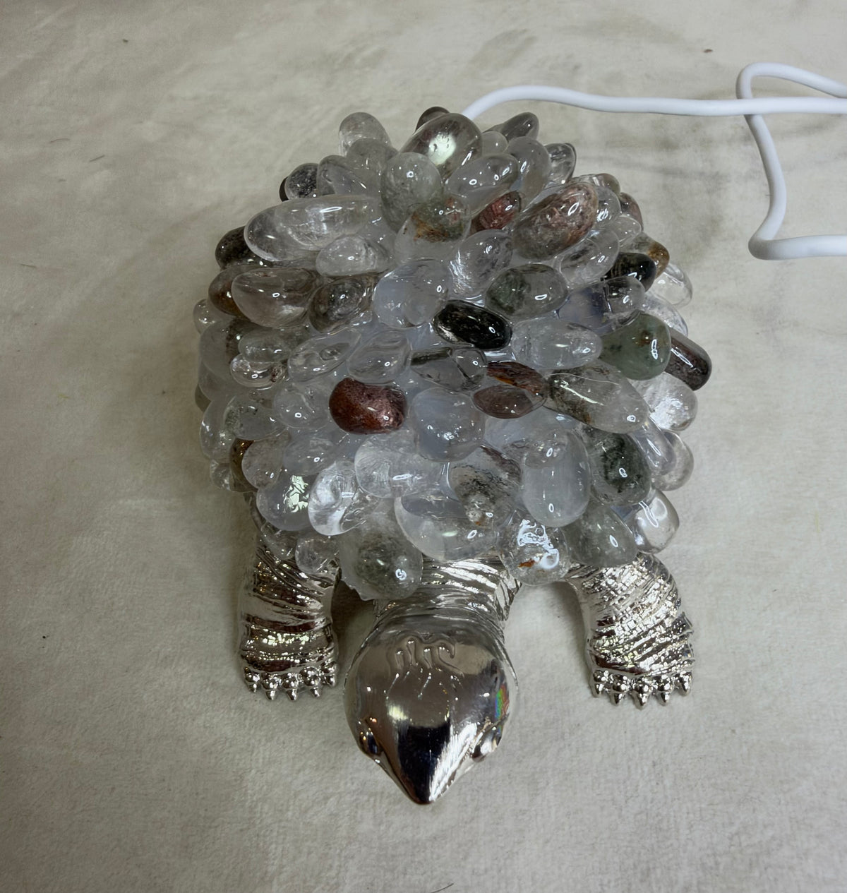 Garden Quartz Turtle Colour Changing USB Lamp