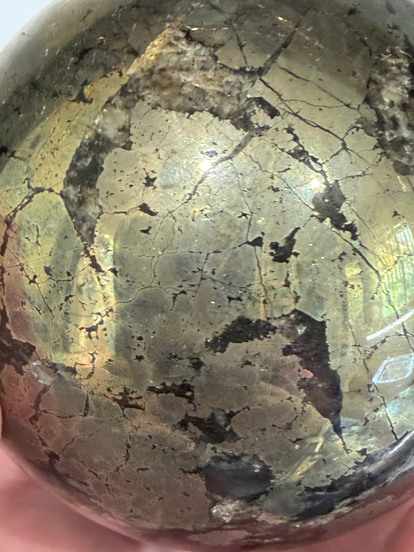 Pyrite Crystal Sphere – 6.7cm | 610g