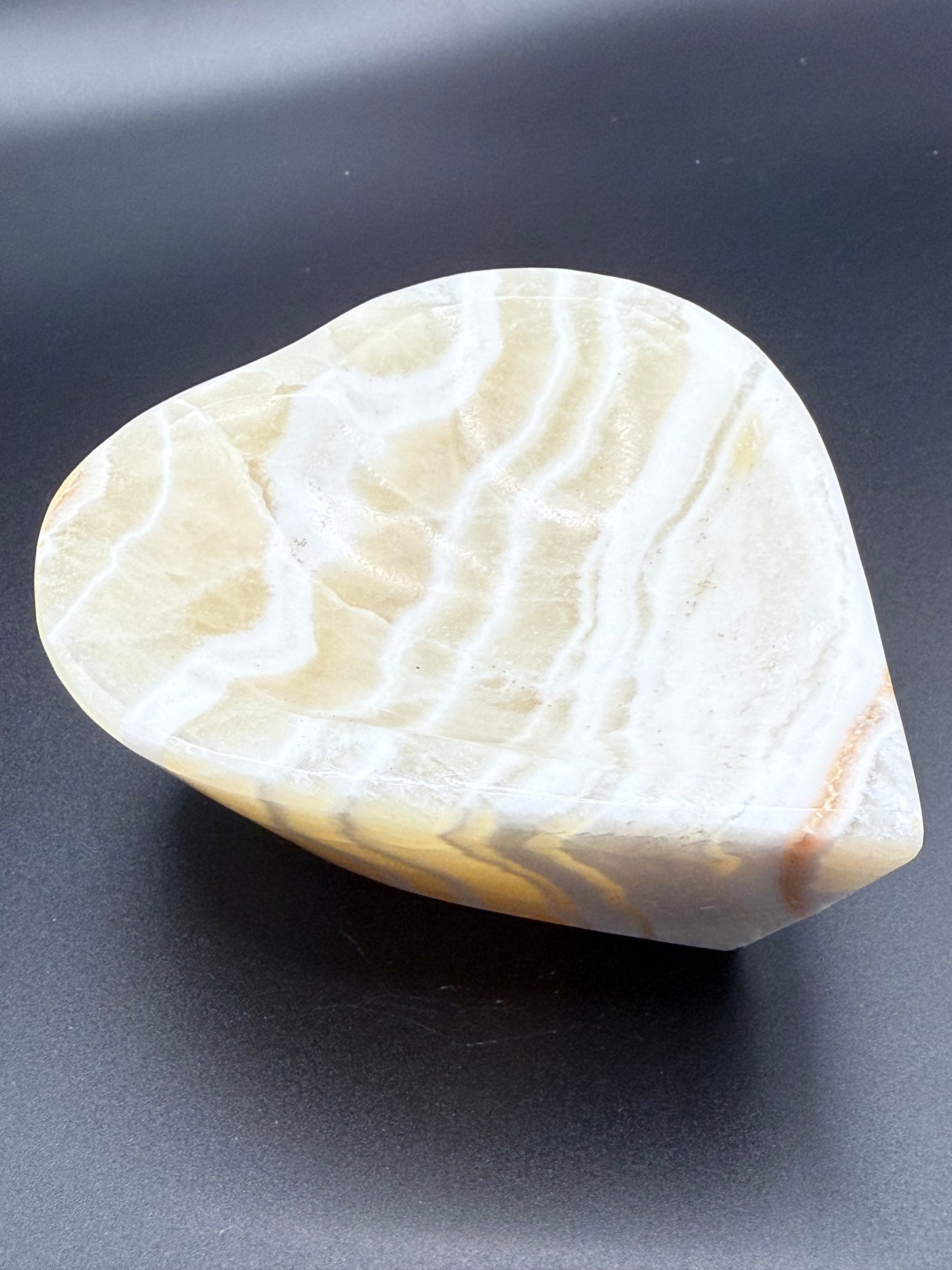 Aragonite Heart Bowl
