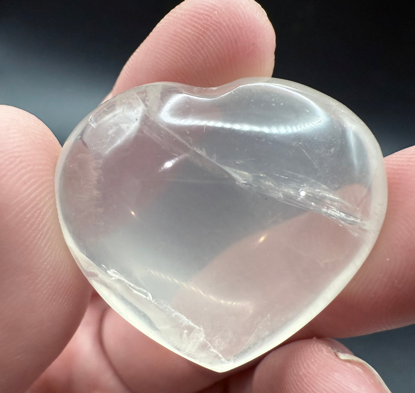 Girasol Quartz Heart β 3cm (Intuitively Chosen)