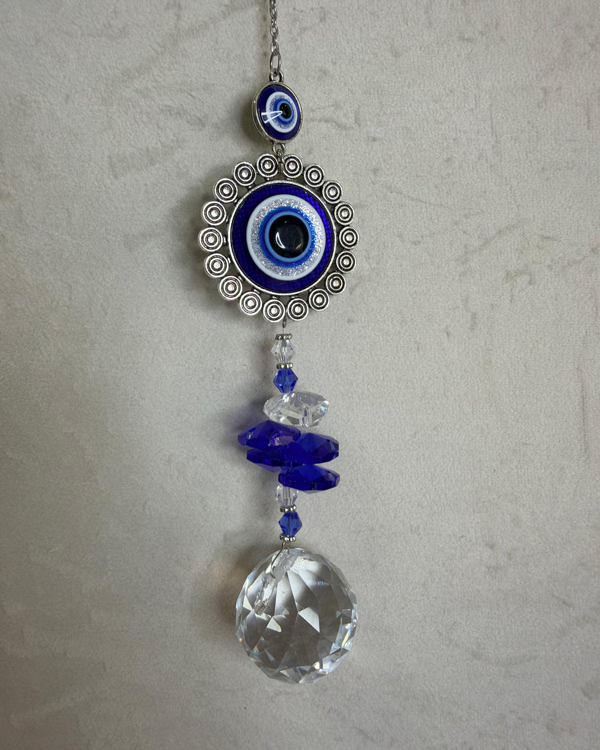 Blue Evil Eye Suncatcher – 25cm