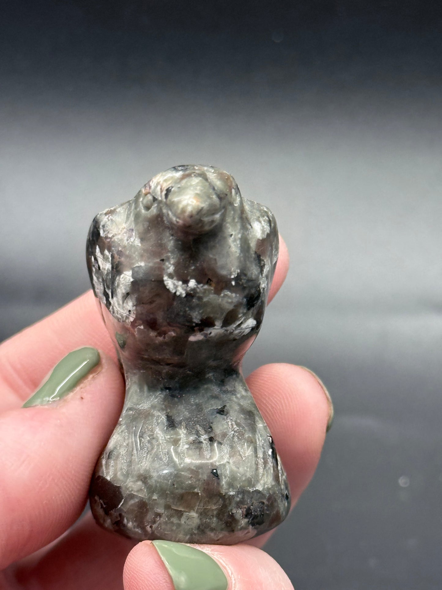 Yooperlite Raven Carving β UV Reactive