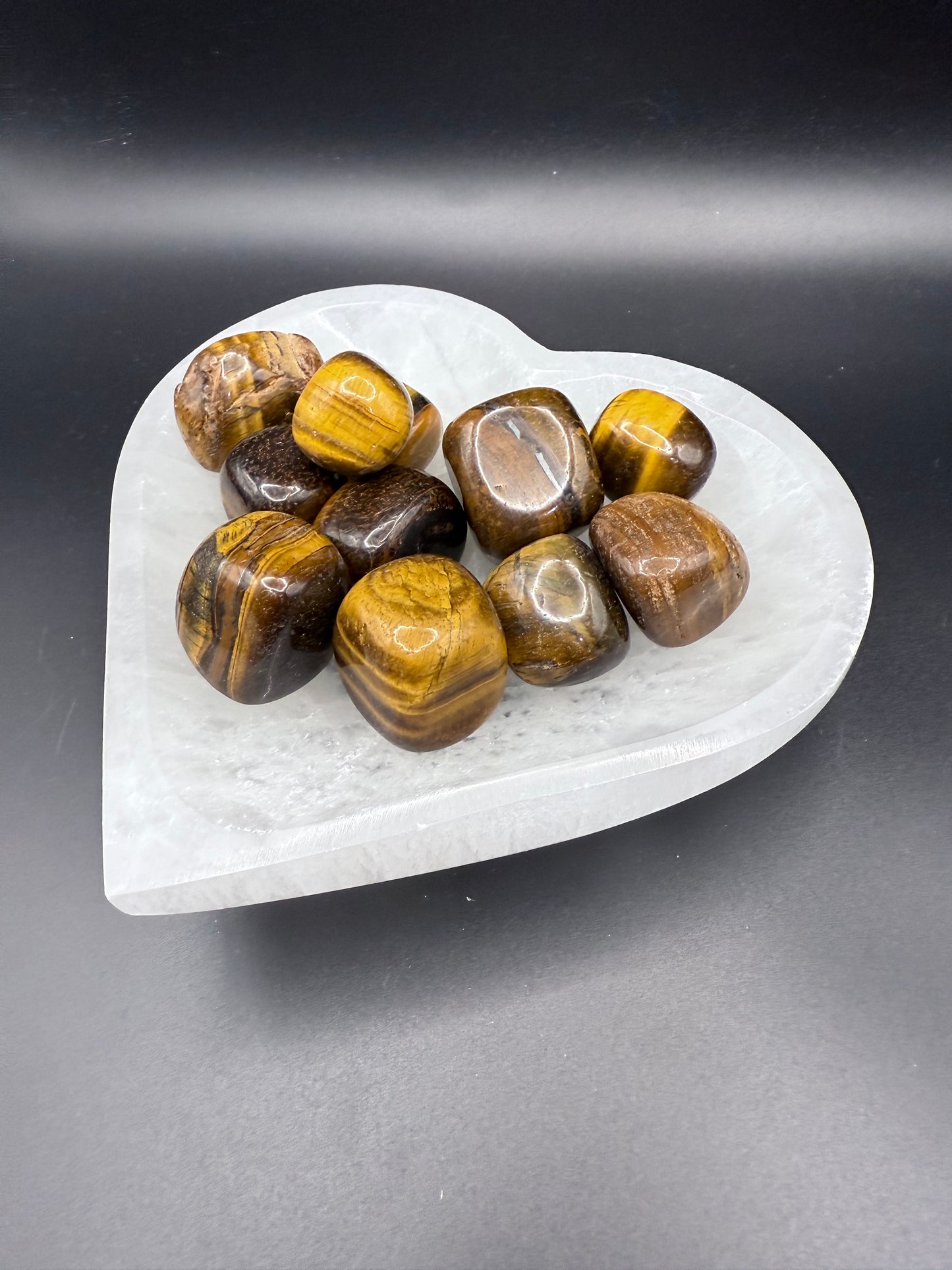 Tigers Eye Cube Tumbles