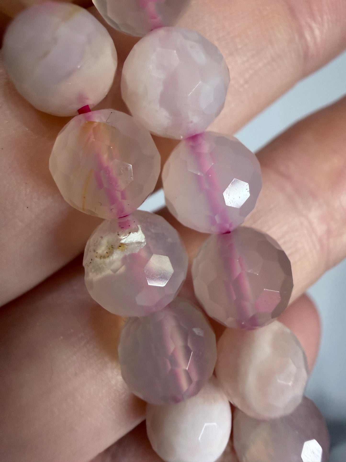 8mm Flower Agate Faceted Bracelet
Growth • New Beginnings • Emotional Healing