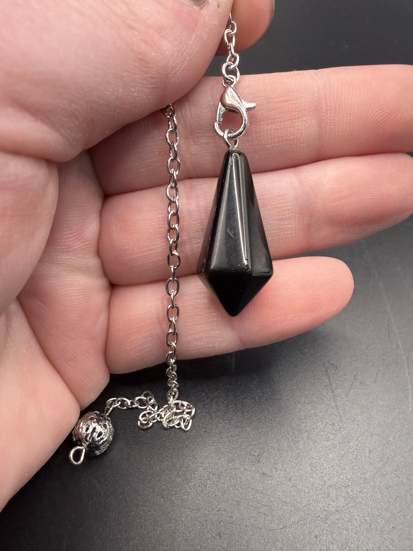 Black Obsidian Pendulum
