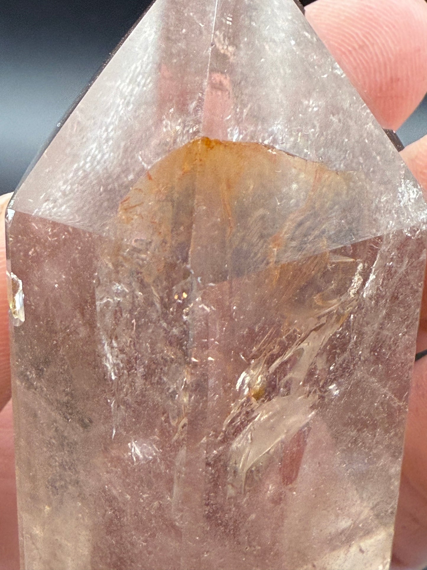 đ¤â¨ Extra High Quality Smoky Quartz Tower with Inclusions â¨đ¤