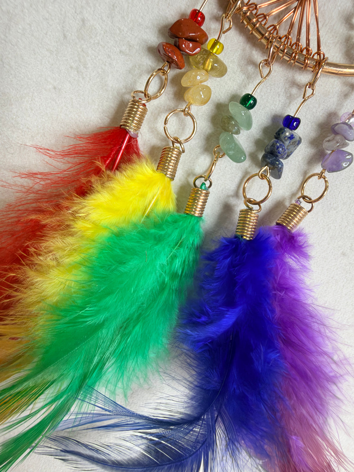 7 Chakra Tree of Life Dreamcatcher – 20 × 7cm