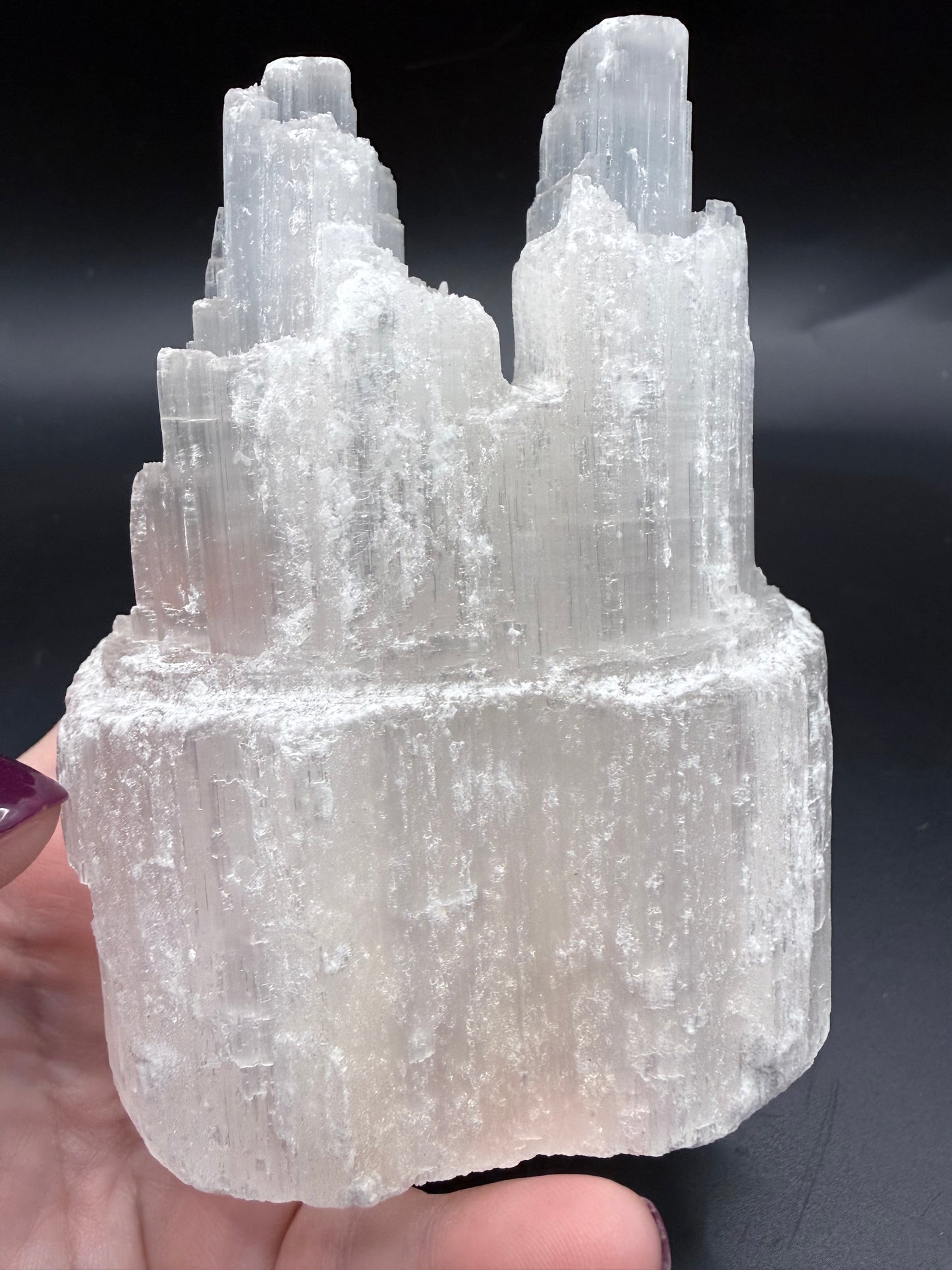 Selenite Twin Tower 10cm