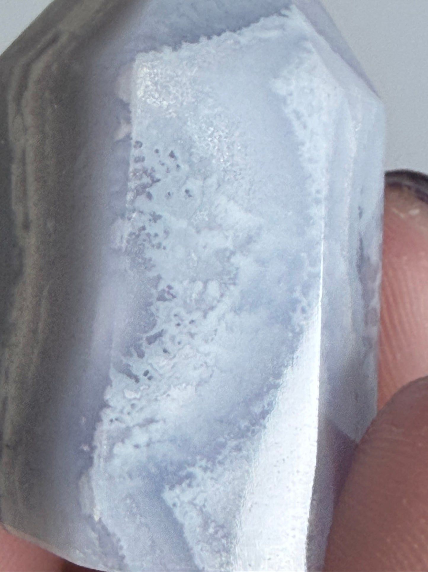 Blue Lace Agate Tower – 3.6cm | 22g