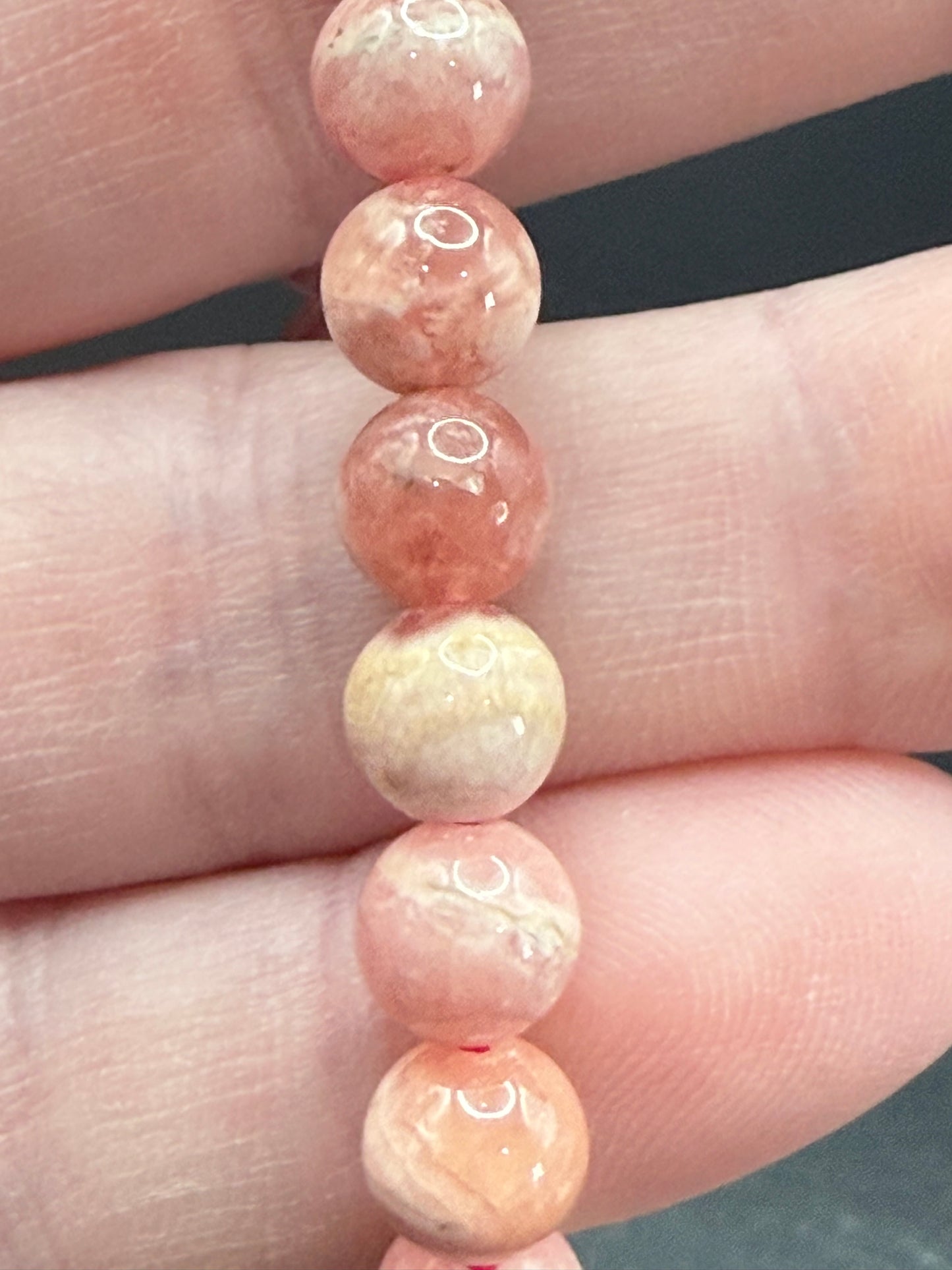 High Quality Rhodochrosite Bracelet โ 7mm