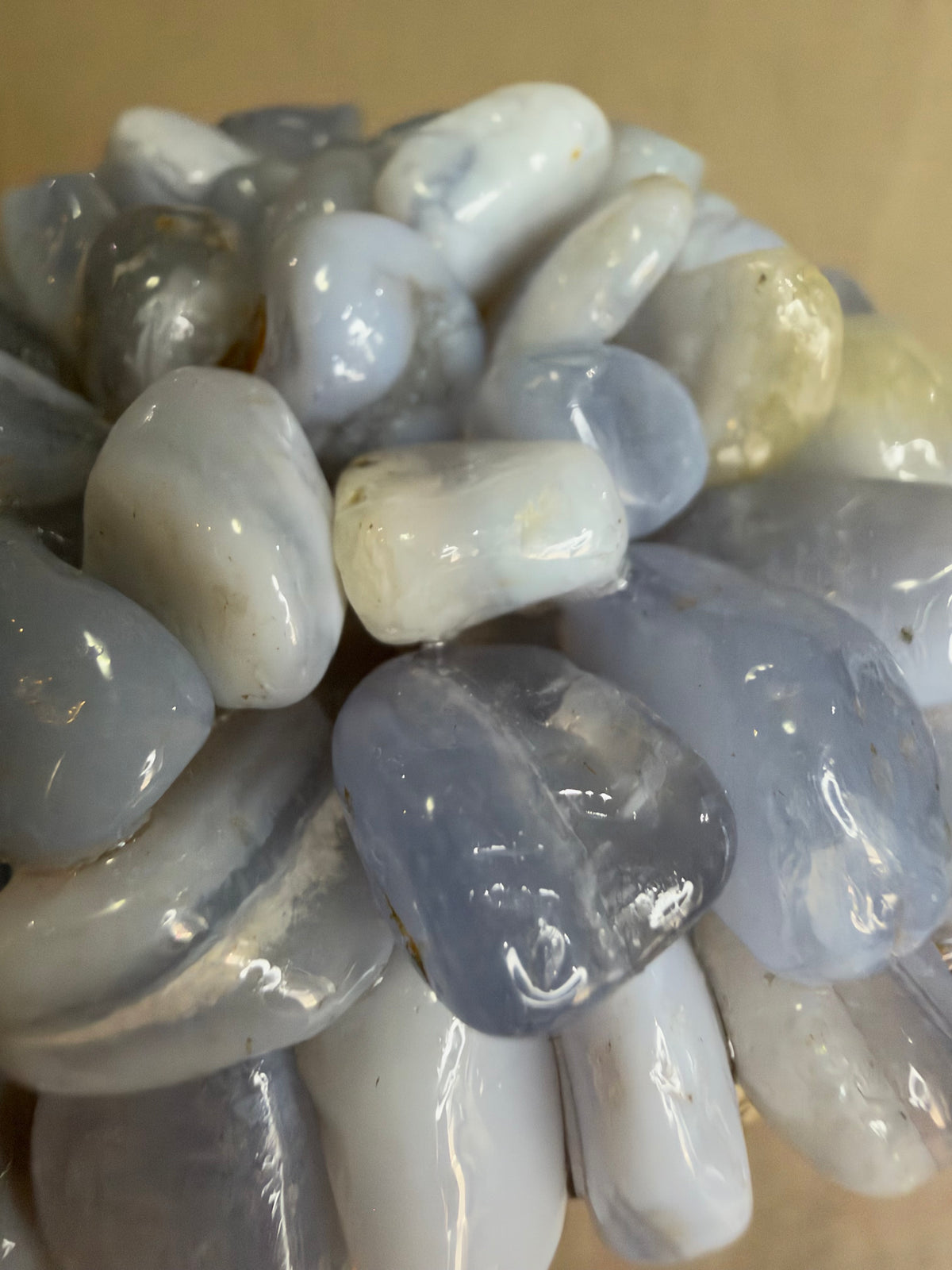 Blue Lace Agate Turtle Colour Changing USB Lamp