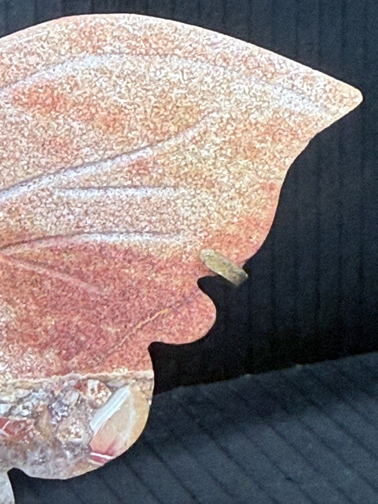 Pink Amethyst Agate Butterfly