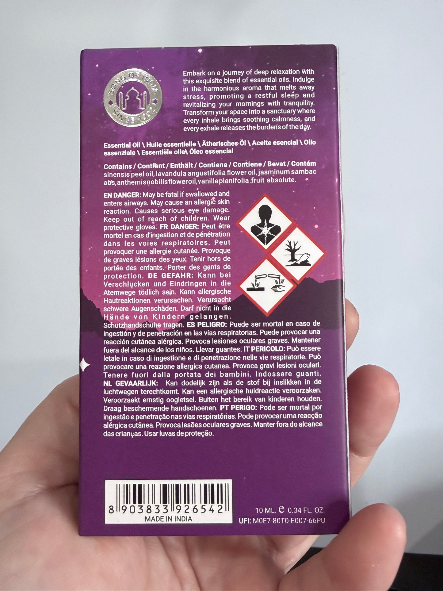 Relax Essential Oil Blend – 10ml