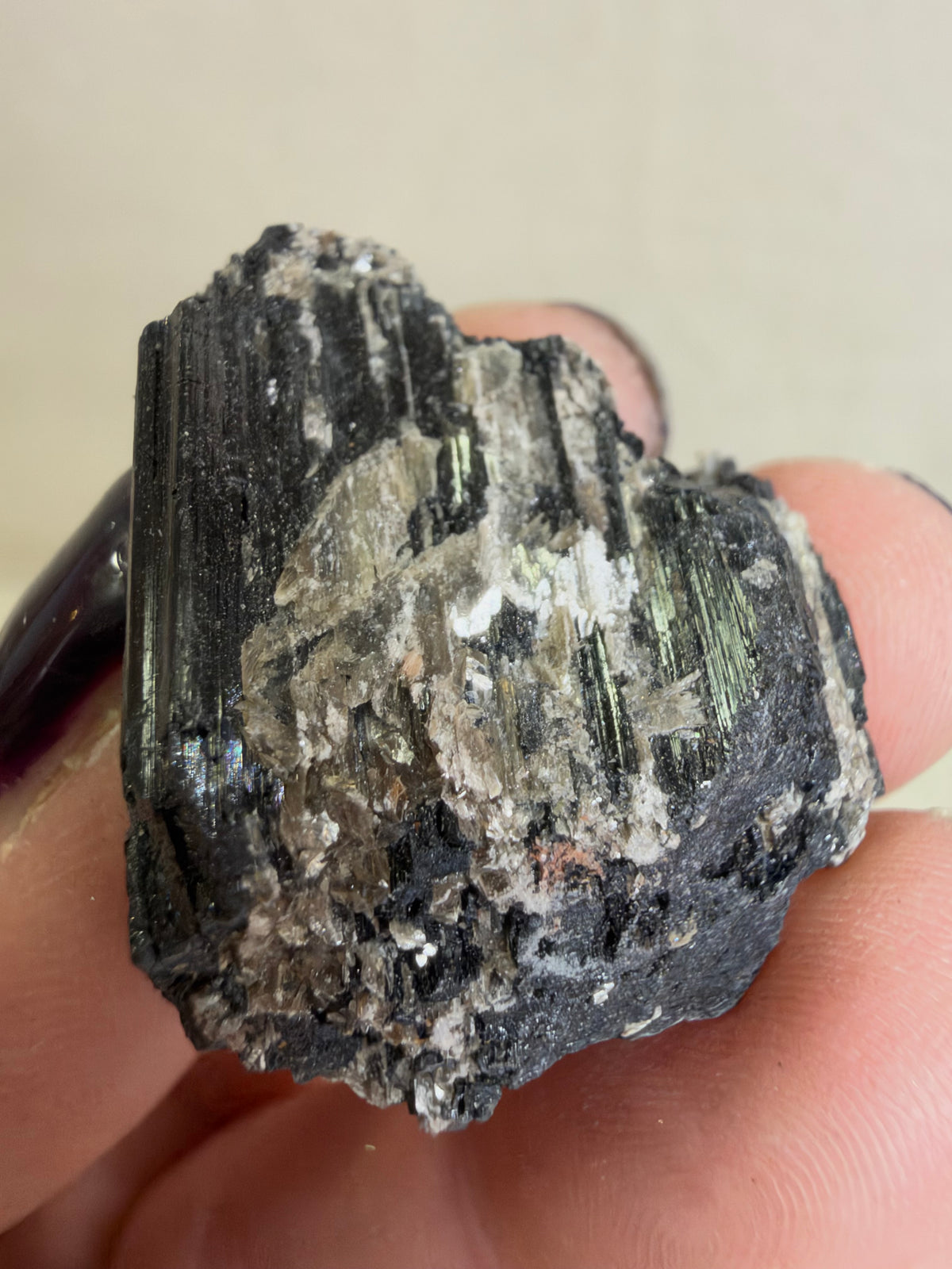 Raw Black Tourmaline Pieces – 20g Pack | Intuitively Chosen