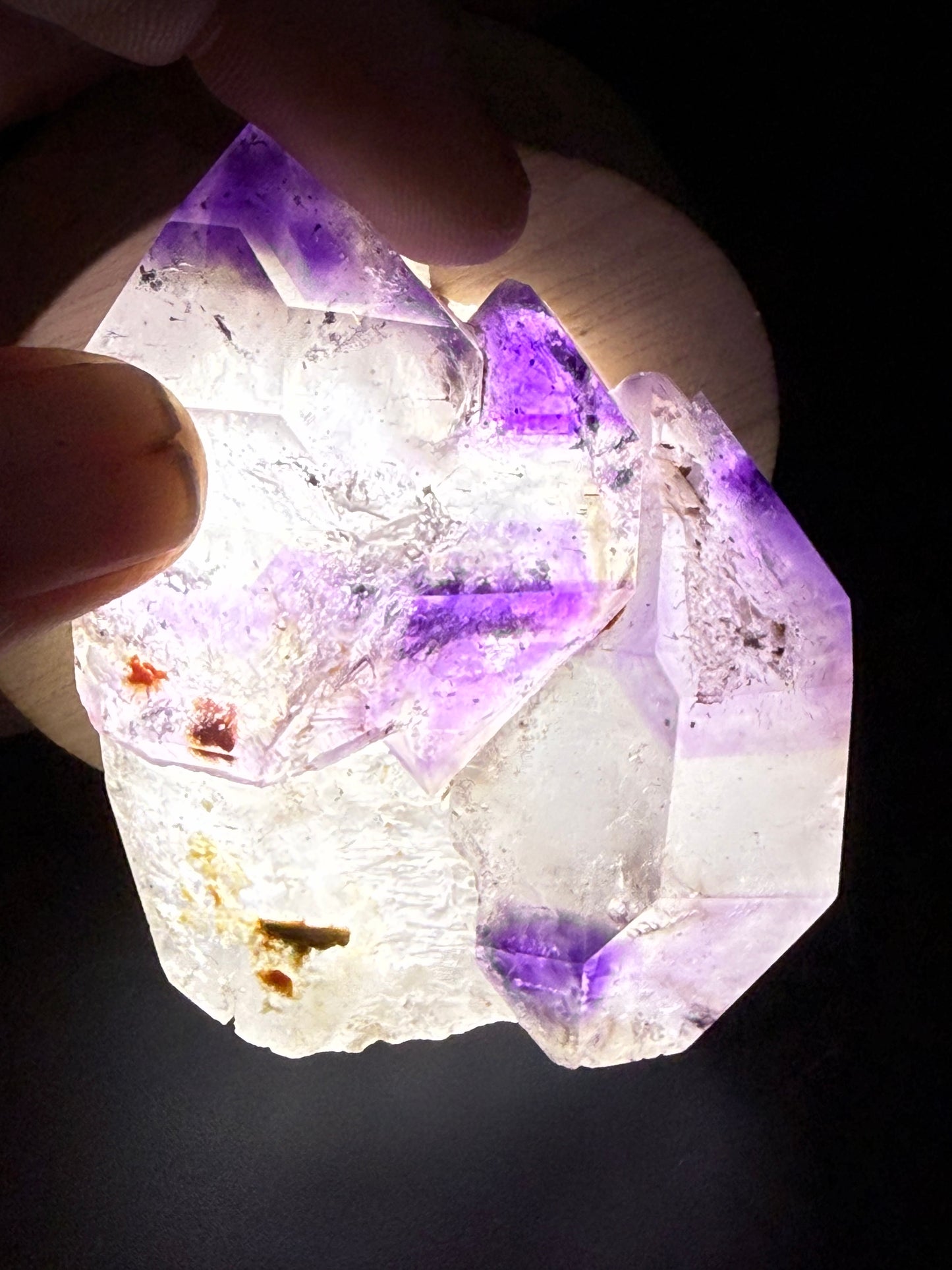 included Amethyst with Multi termination