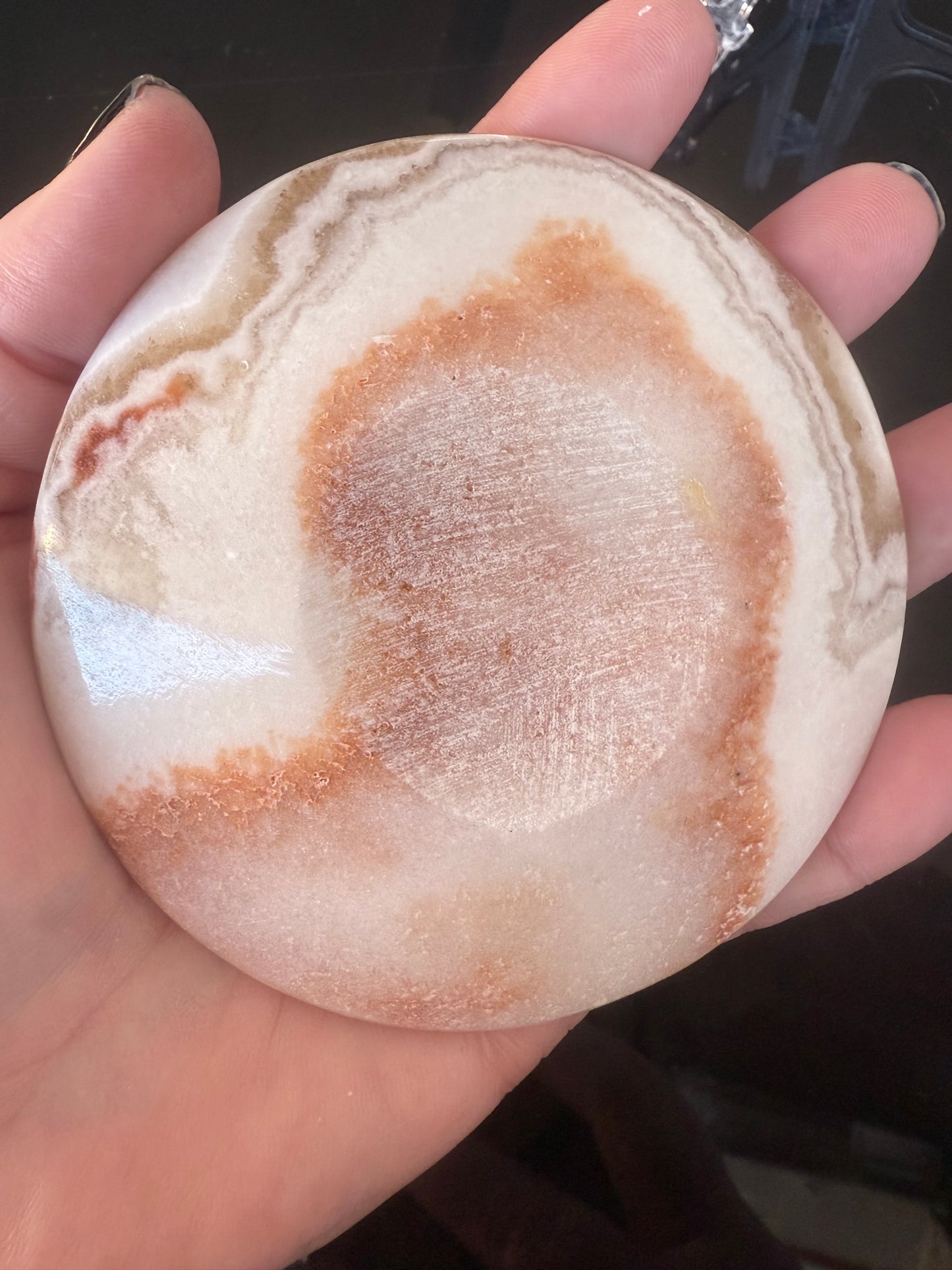 Aragonite Plate 10cm
