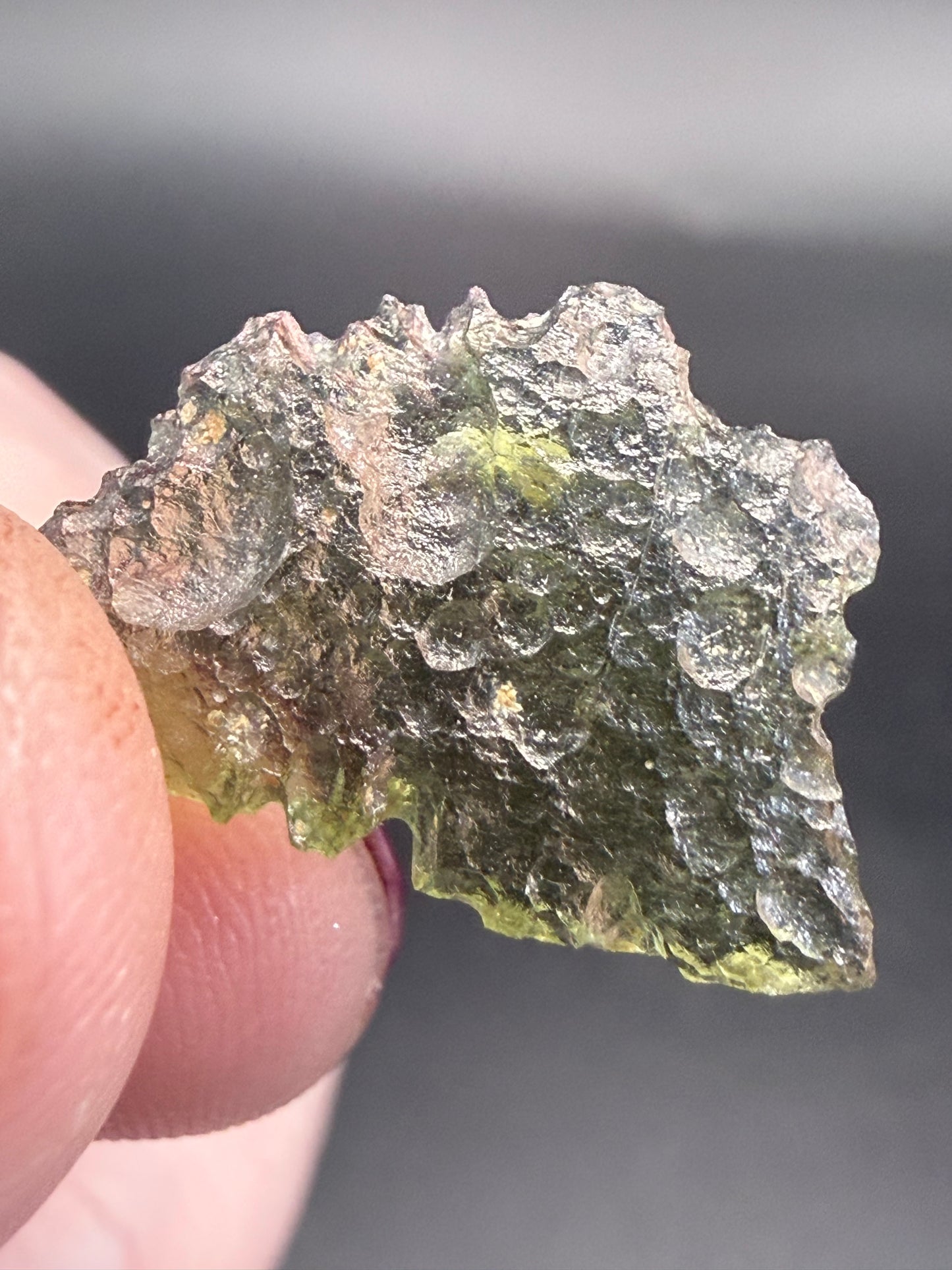 Certified Genuine Moldavite (Czech Republic) 0.93g – includes authenticity card