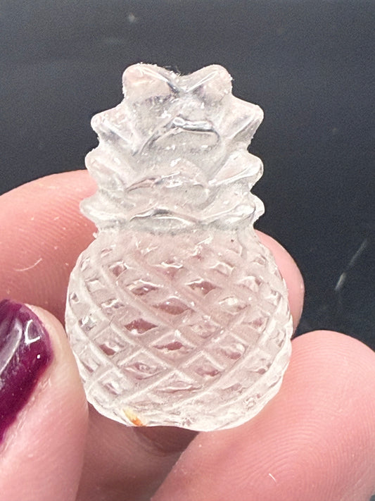 Crystal Pineapple Carvings