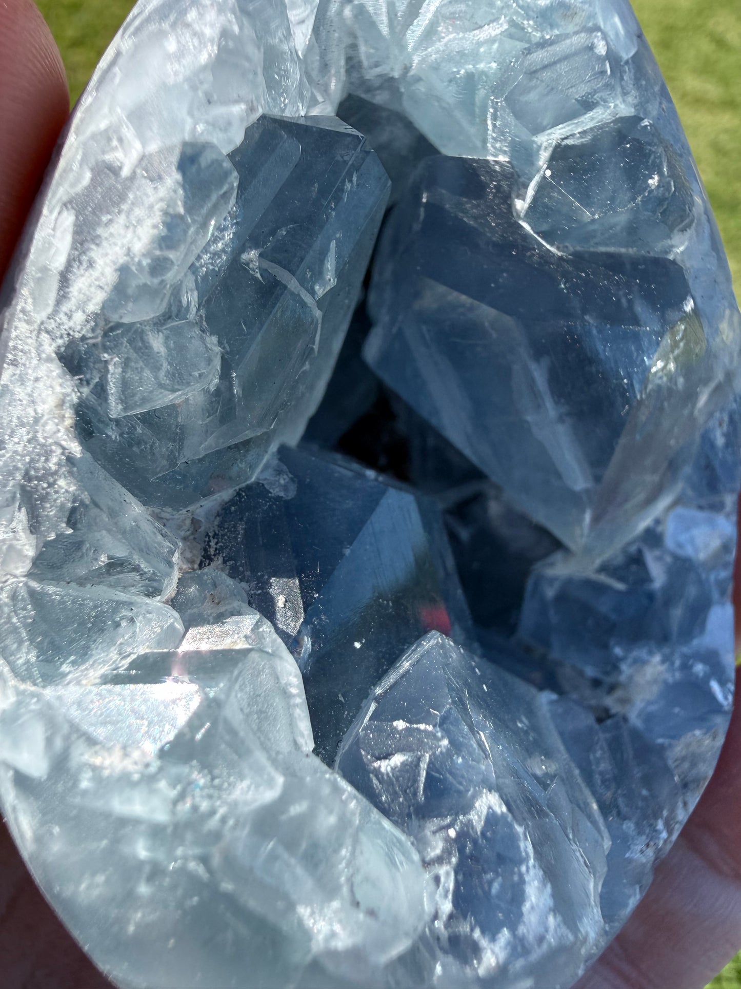 Celestite Geode Egg