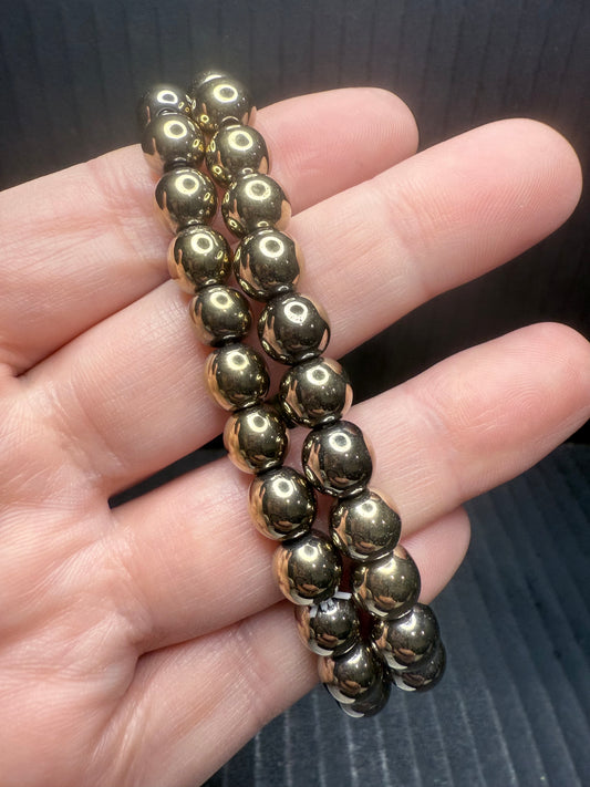 Pyrite Bracelet 8mm