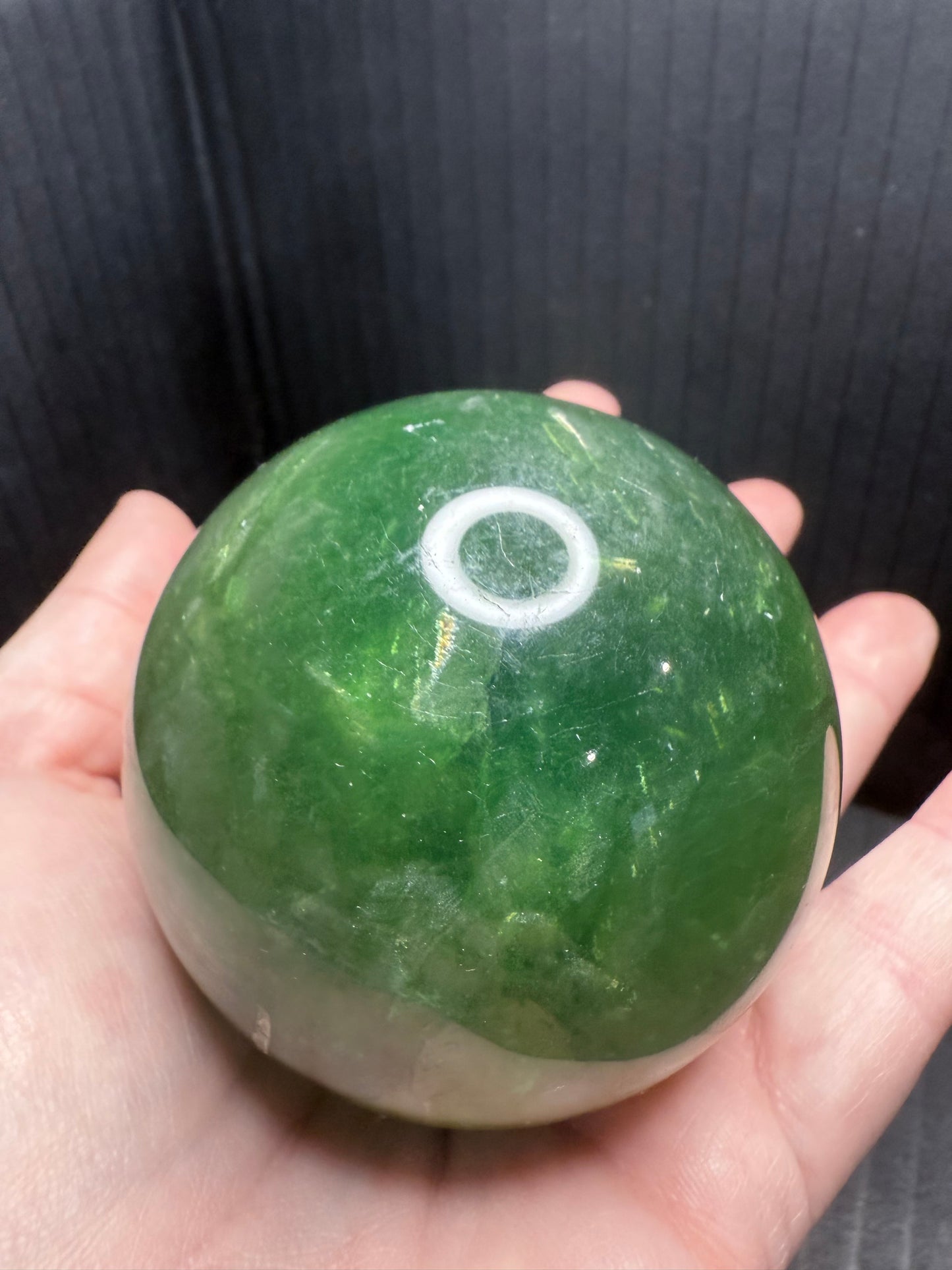 Green Fluorite Sphere