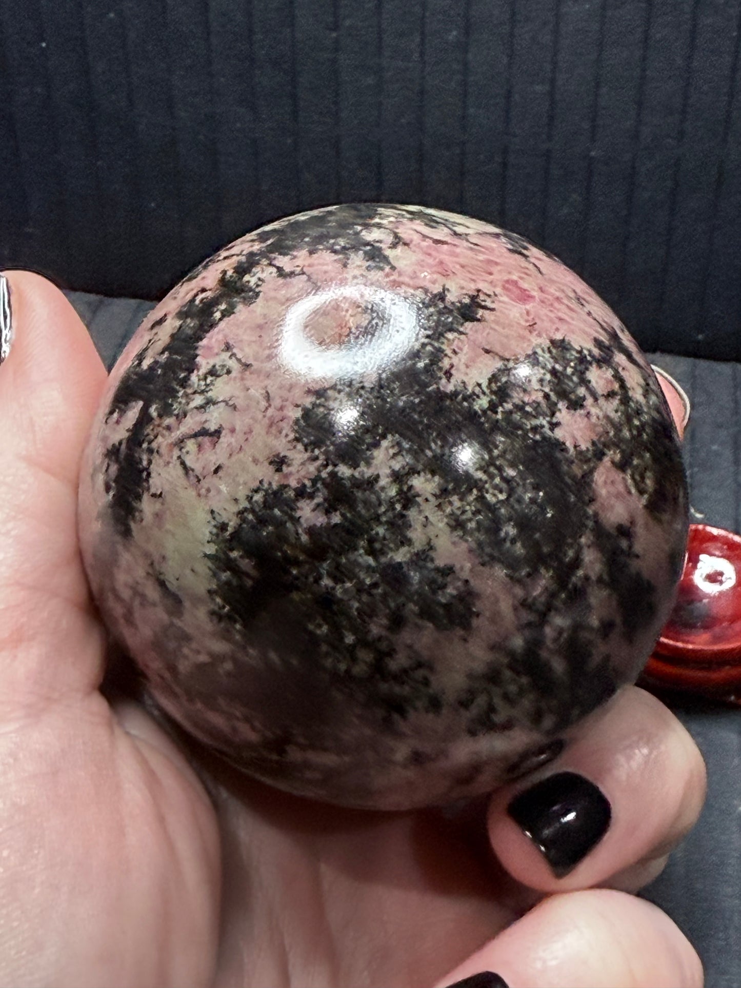 Rhodonite Sphere 6.5cm