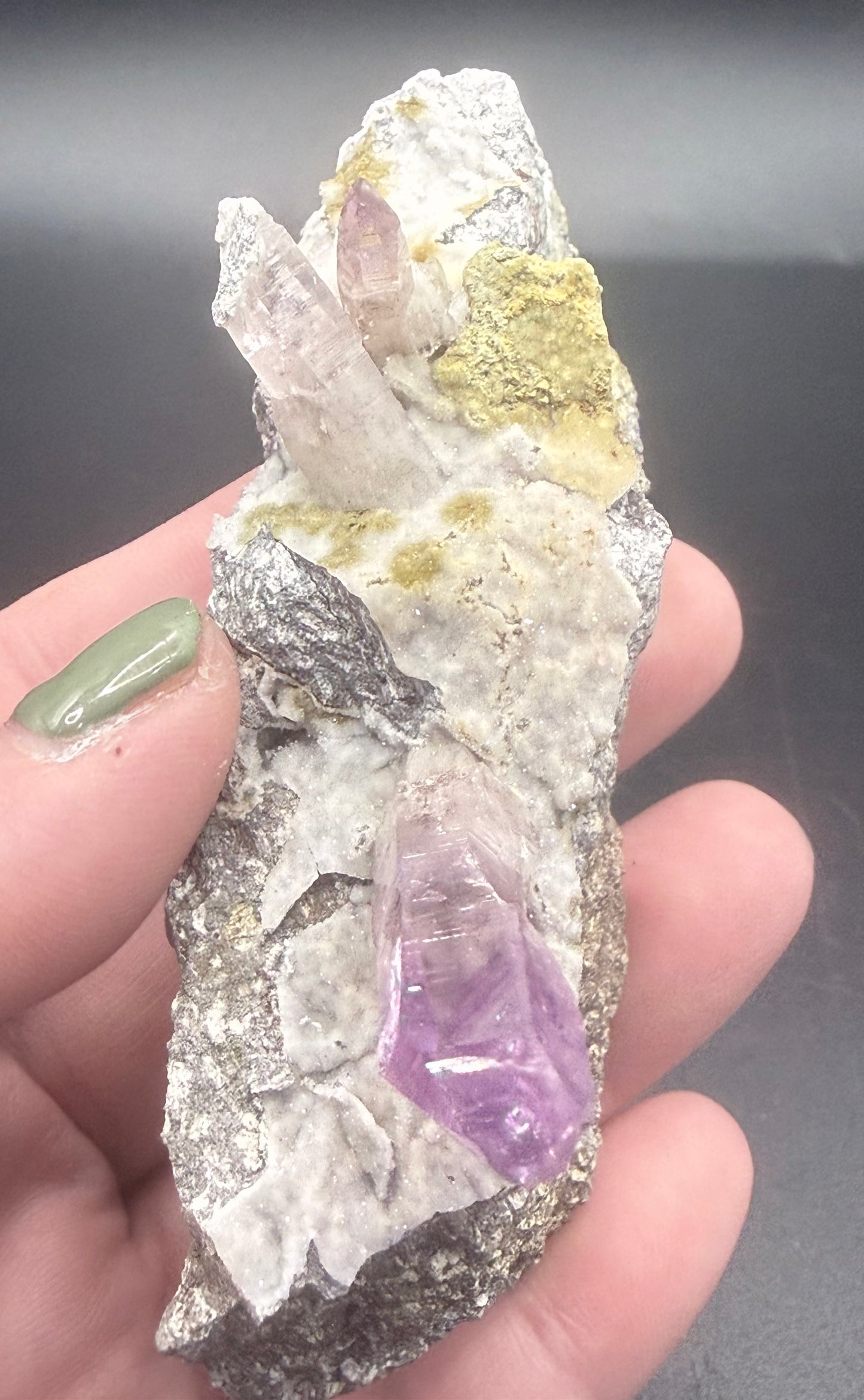 Vera Cruz Amethyst on Matrix