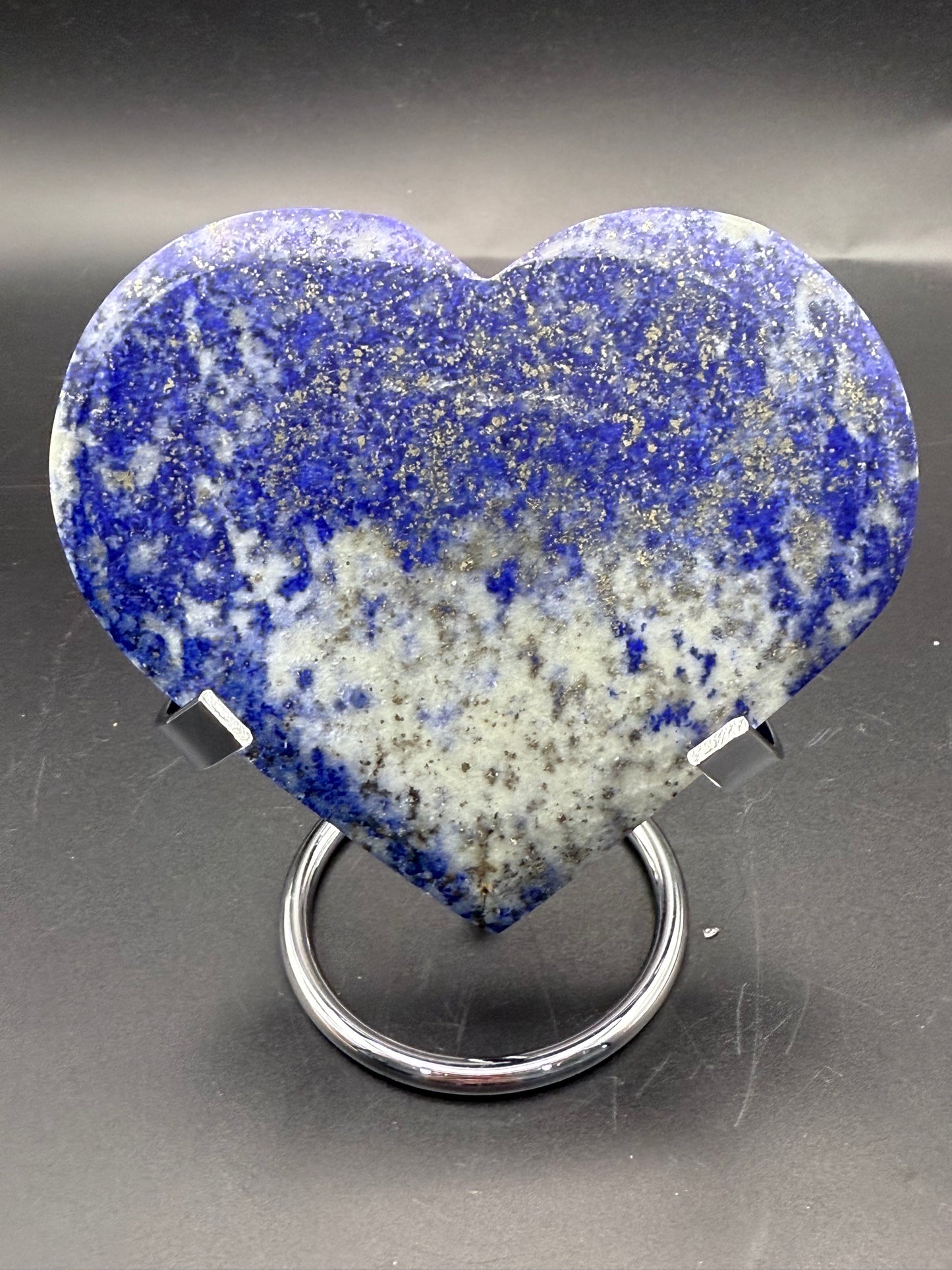 Large Lapis Lazuli Heart with Stand
