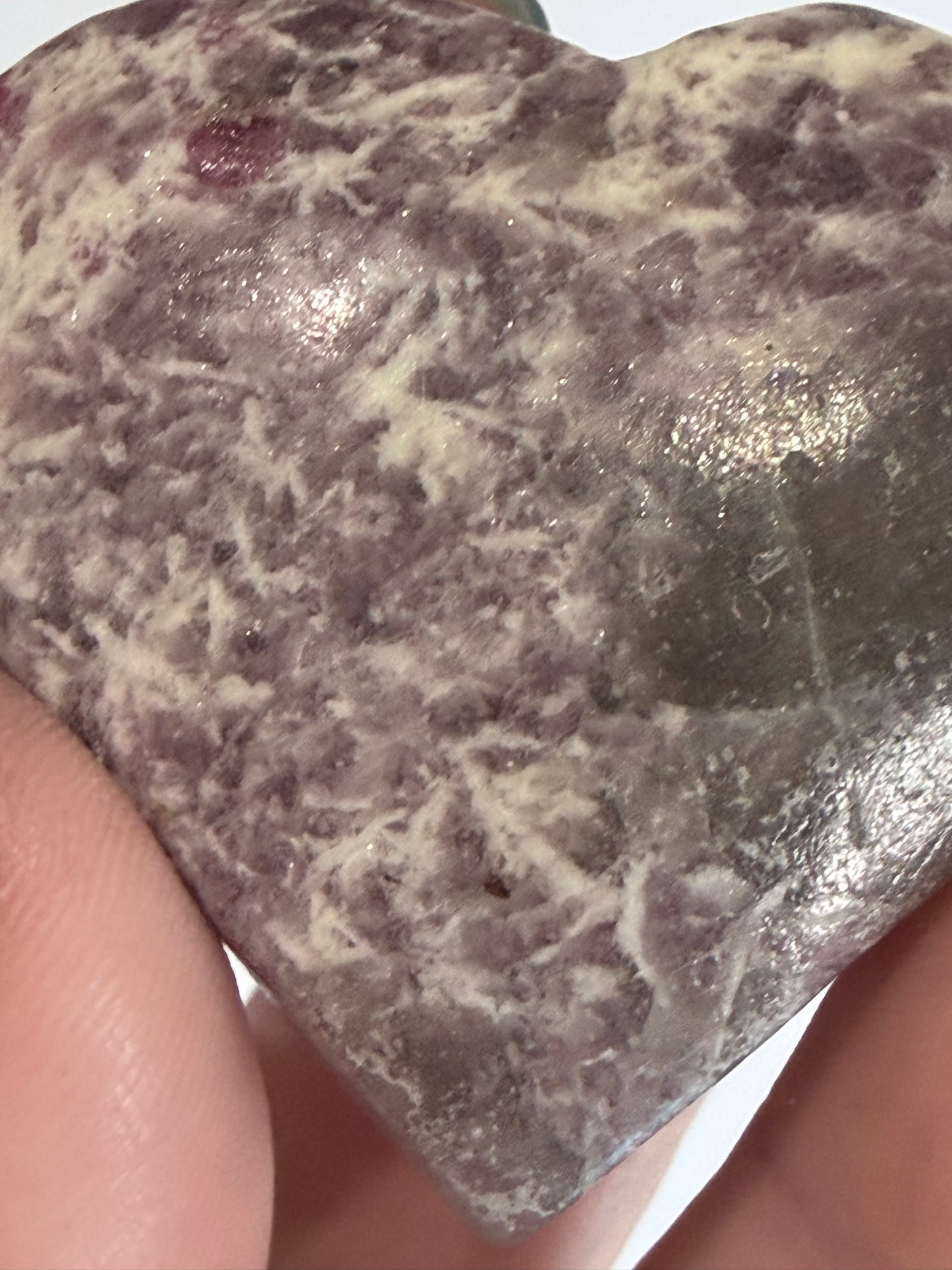 Pink Tourmaline in Matrix Heart A 5cm