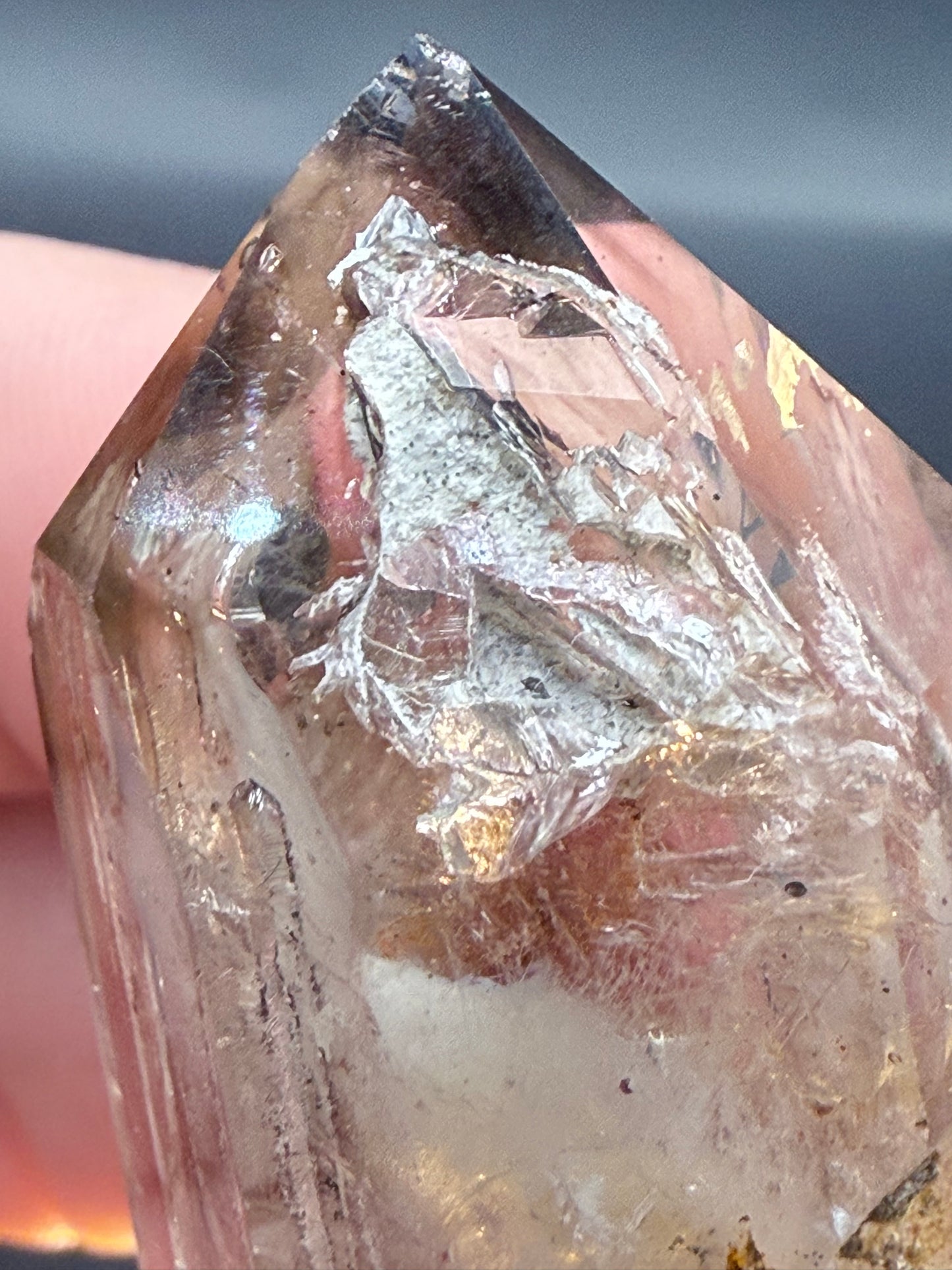 Smoky Quartz Phantom Tower