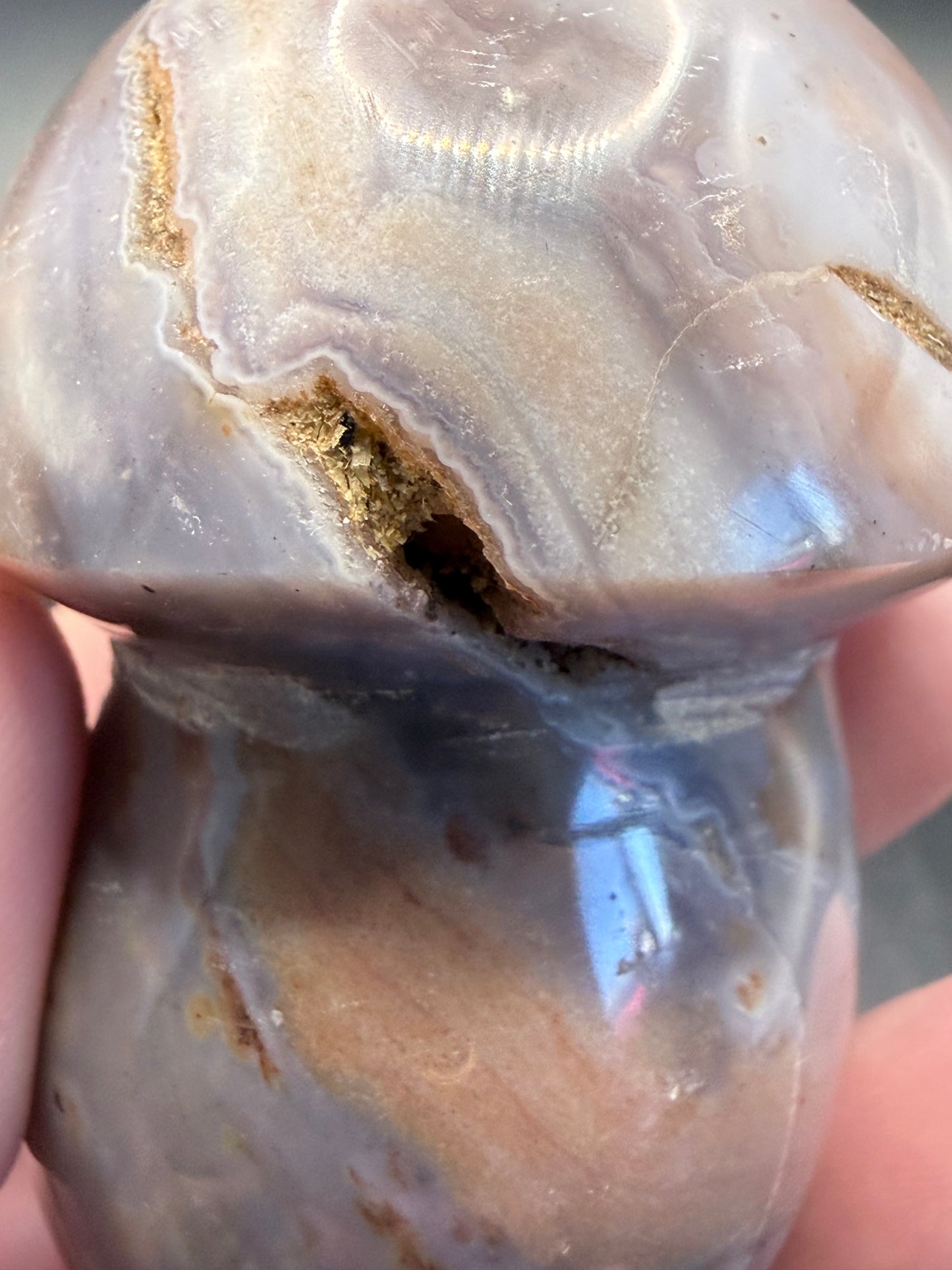 Ocean Jasper Mushroom Carving