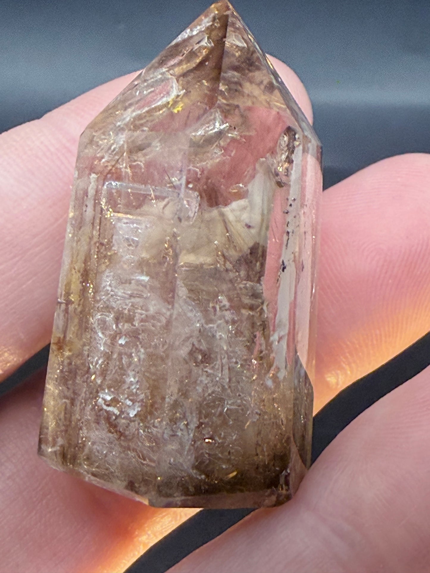 Smoky Quartz Phantom Tower