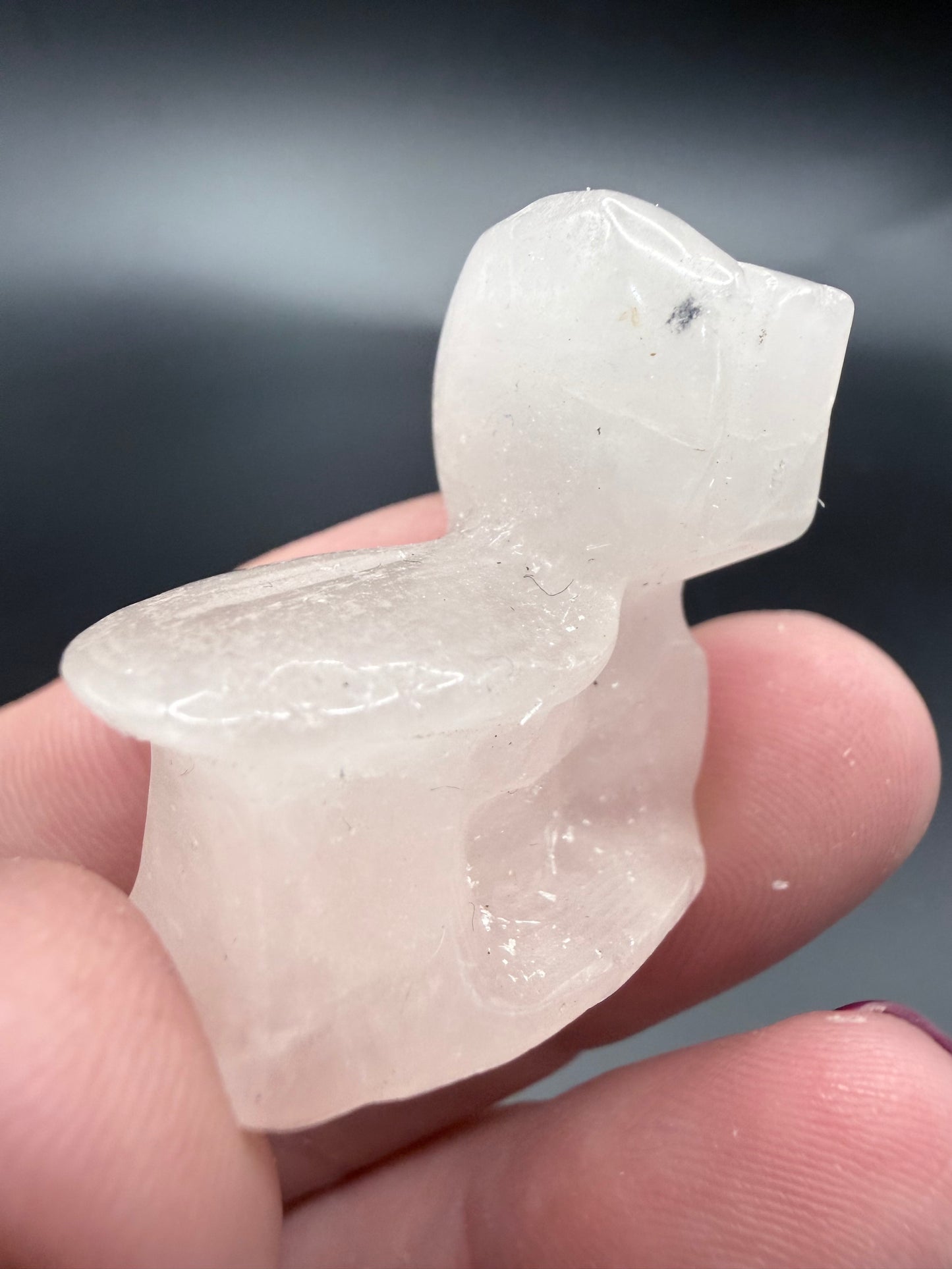 Crystal Toilet Carvings