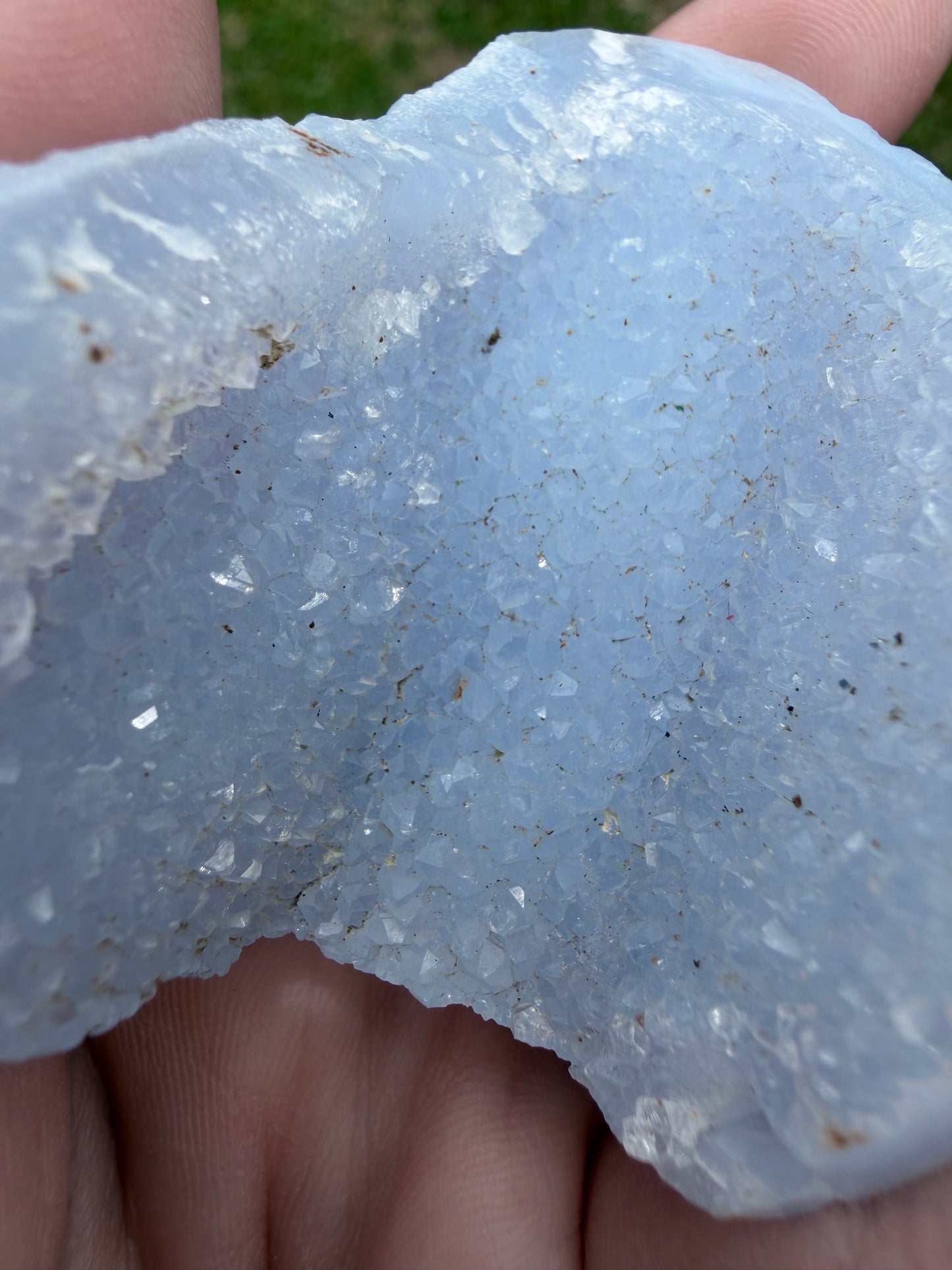 Blue Lace Agate Druzy Freeform – 97g