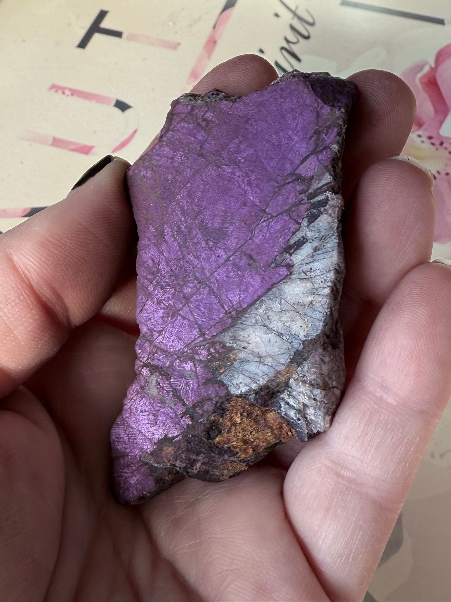 Rare Purpurite Slab