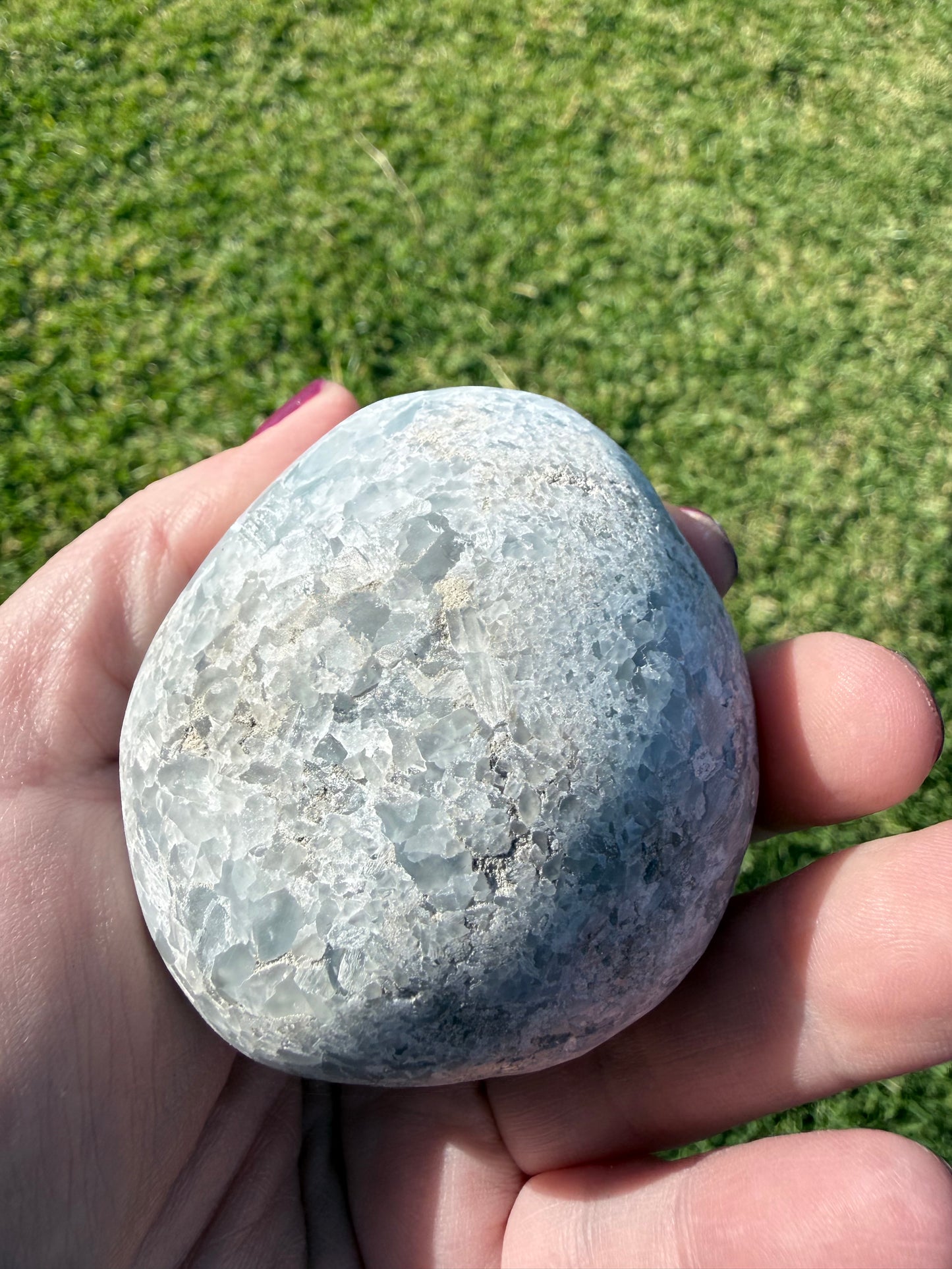Celestite Geode Egg