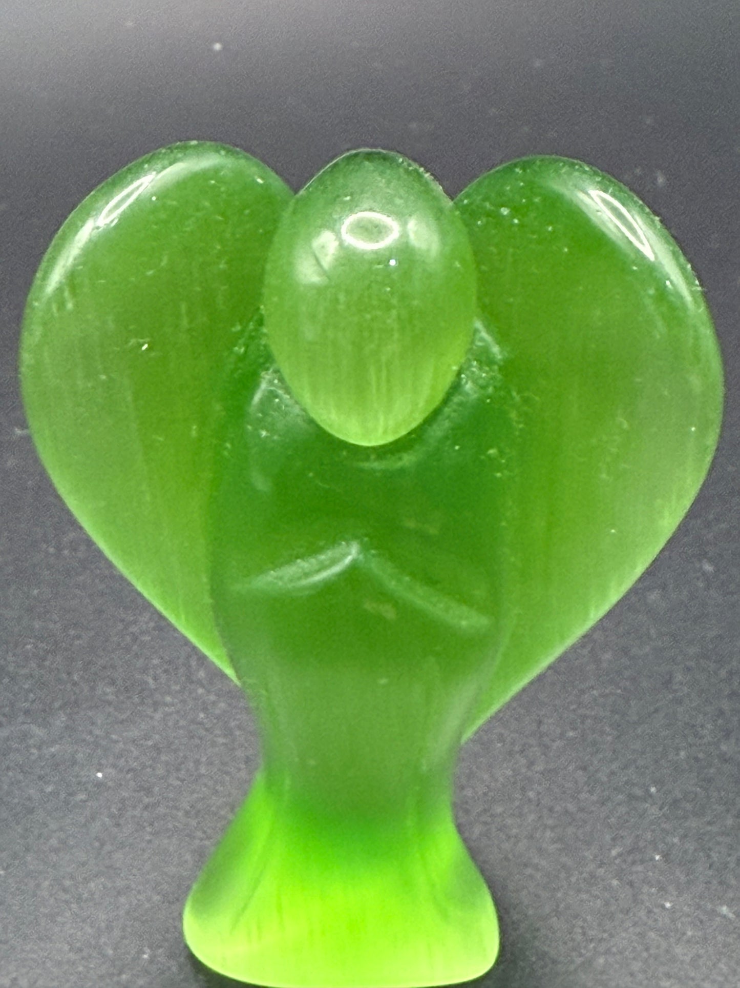 Lime Green Cats eye Angel