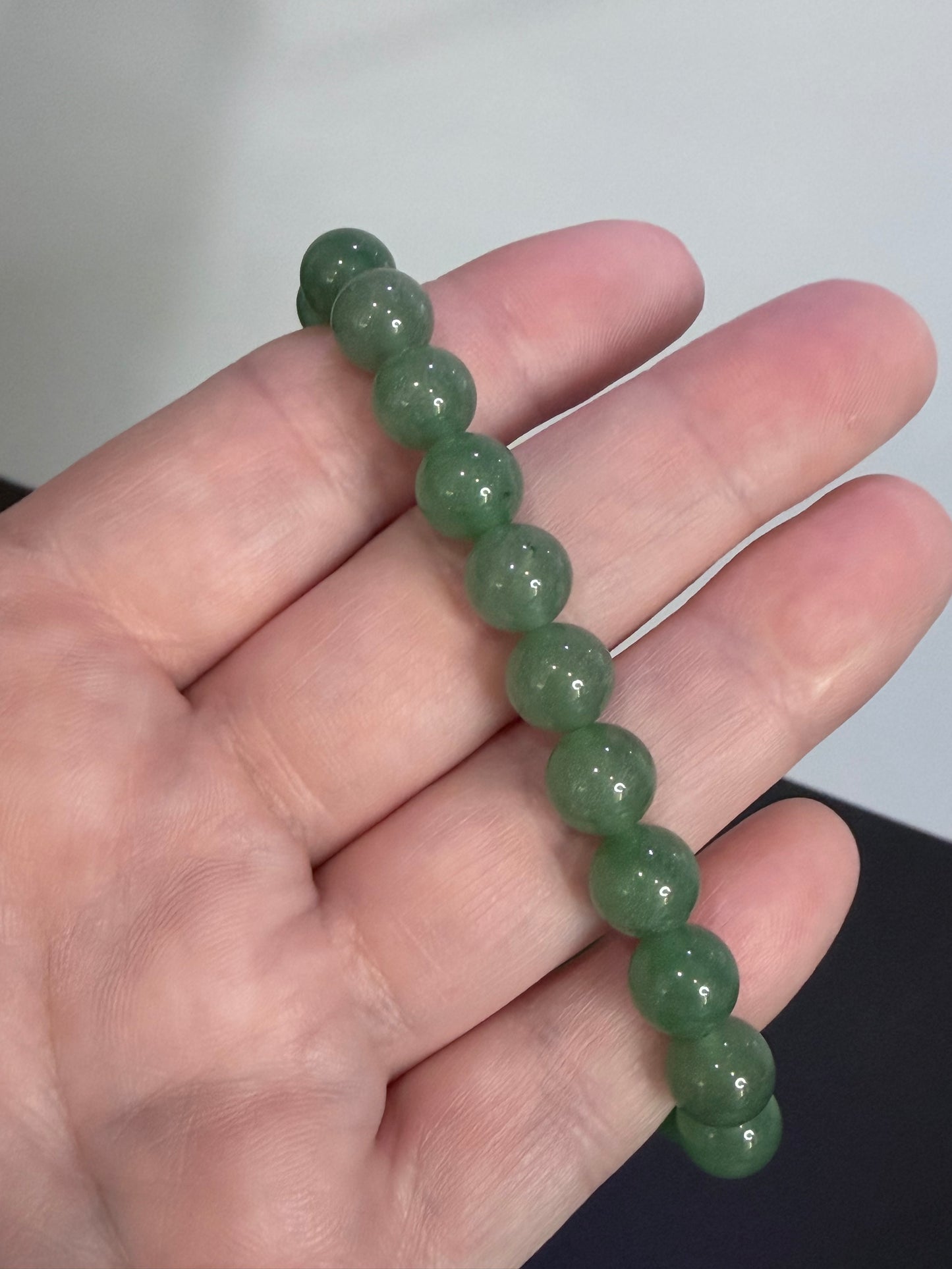8mm Green Aventurine Bracelet
Luck • Prosperity • Opportunity