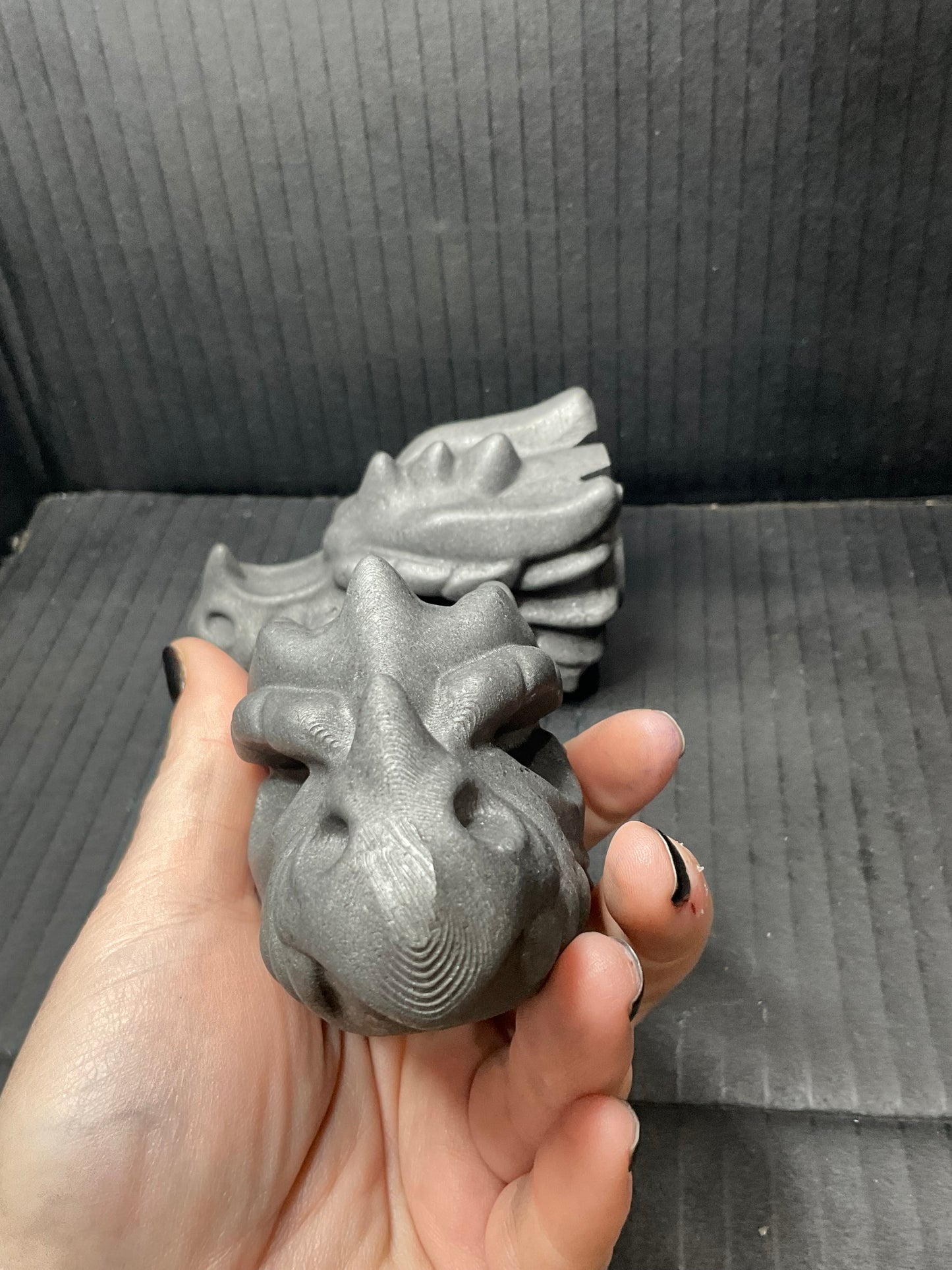 Shungite Dragon skull
