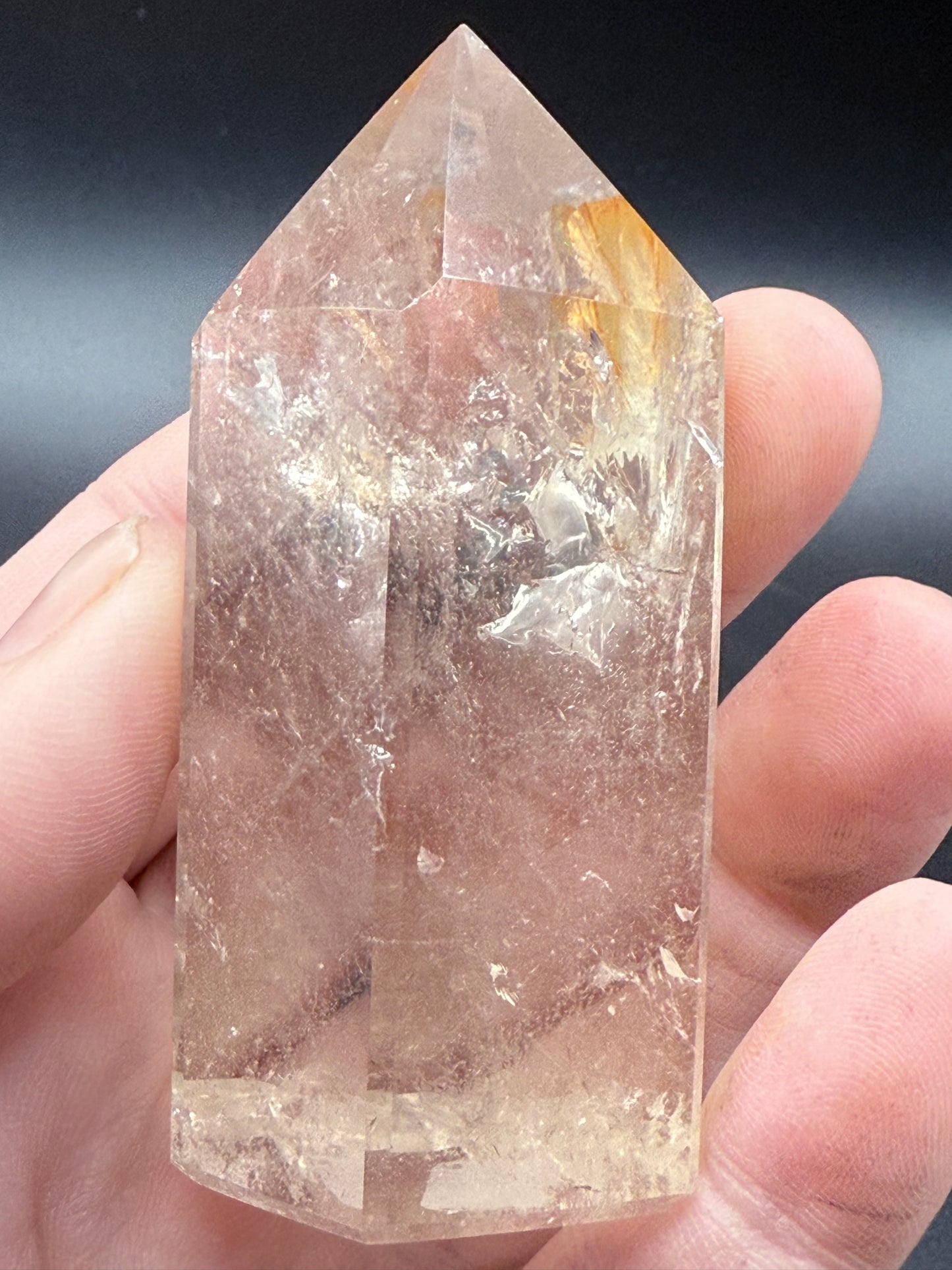 đ¤â¨ Extra High Quality Smoky Quartz Tower with Inclusions â¨đ¤