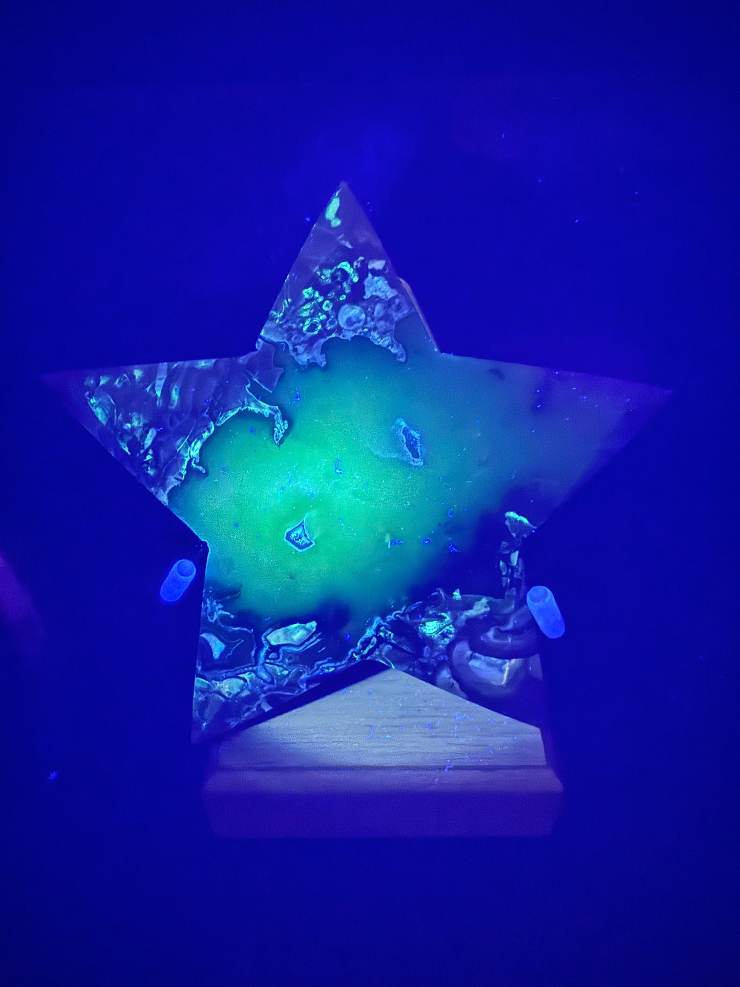Volcano Agate 1kg Star on Stand