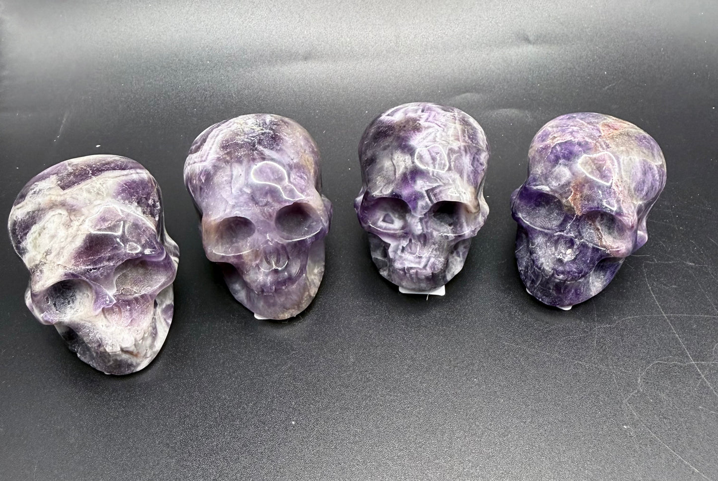 Dream Amethyst Skull Carving – 130g | 5.6 × 4.2cm